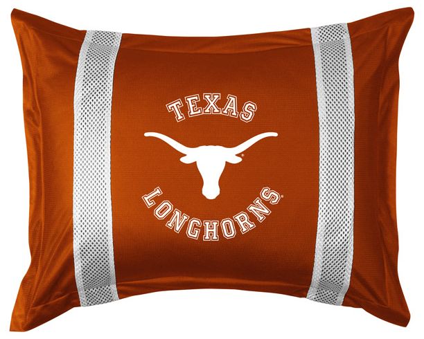 NCAA Texas Longhorns Sidelines Pillow Sham