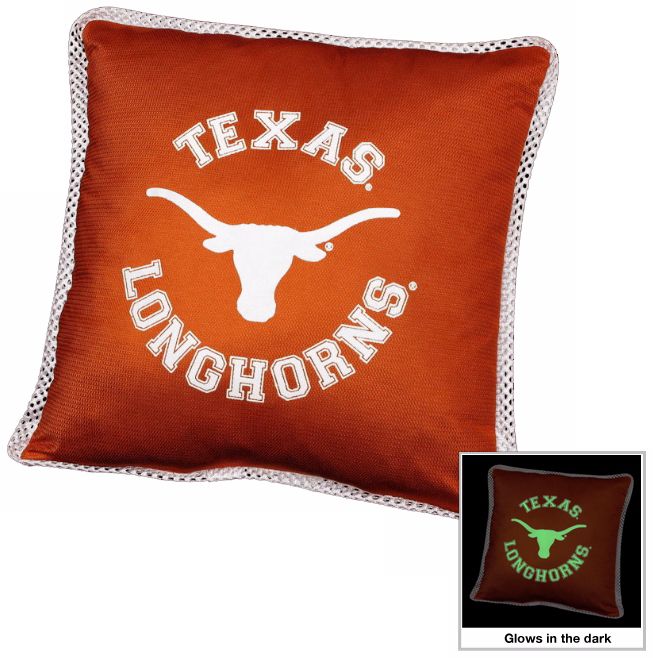 NCAA Texas Longhorns Sidelines Toss Glow Pillow