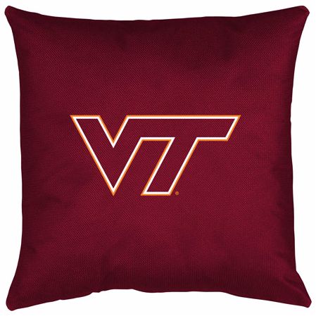NCAA Virginia Tech Hokies Locker Room Throw Pillow