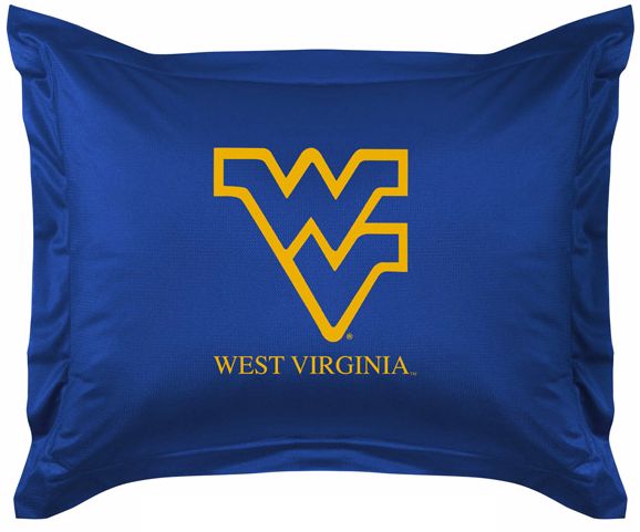 NCAA West Virginia Mountaineers Locker Room Pillow Sham