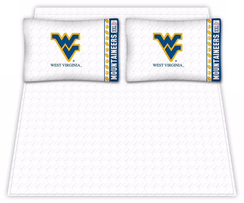 NCAA West Virginia Mountaineers Microfiber Sheet Set