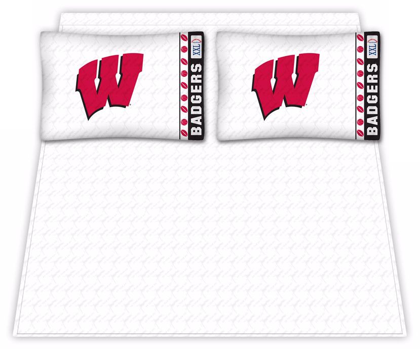 NCAA Wisconsin Badgers Micro Fiber Sheet Set