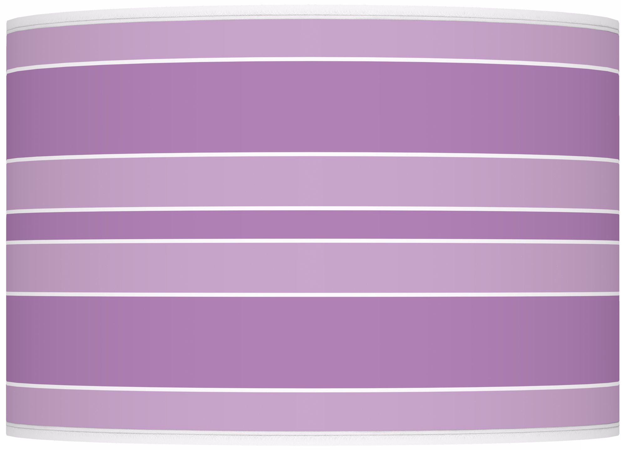 African Violet Bold Stripe Ovo Table Lamp