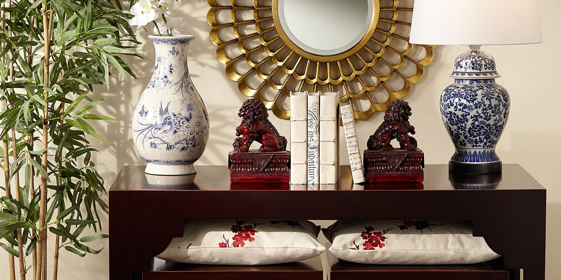 Save up to 70% on chic chinoiserie style furnishings and accent pieces in our home decor sale.