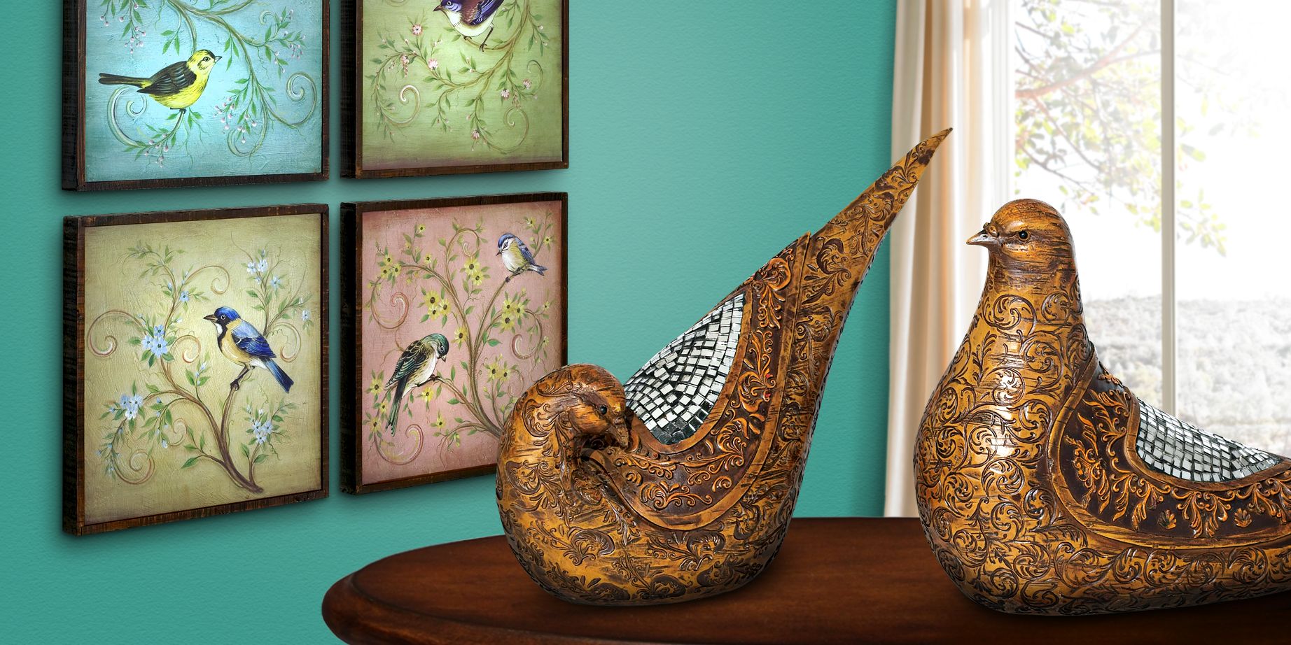Save up to 71% off home decor, furniture, and lighting with birds and insects from 55 Downing Street.