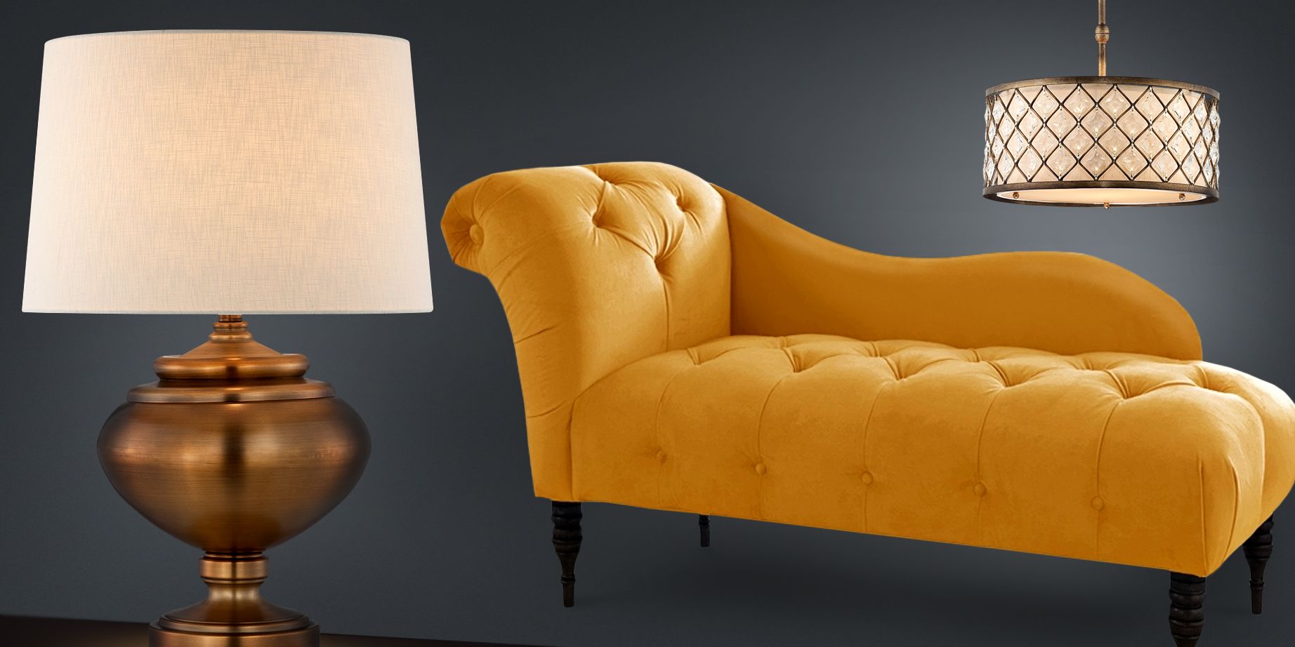 Home decor bling in brass, copper, and gold from 55 Downing Street.