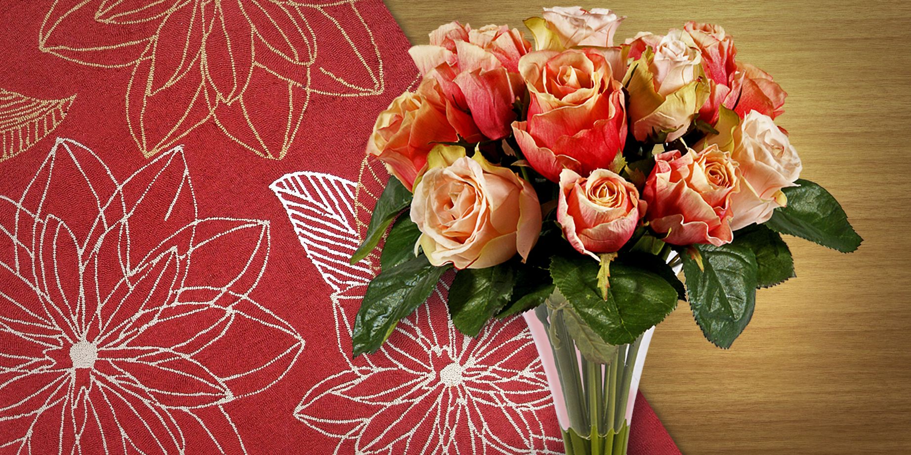 Save up to 73% off of floral lighting, furniture, and decor on 55 Downing Street.