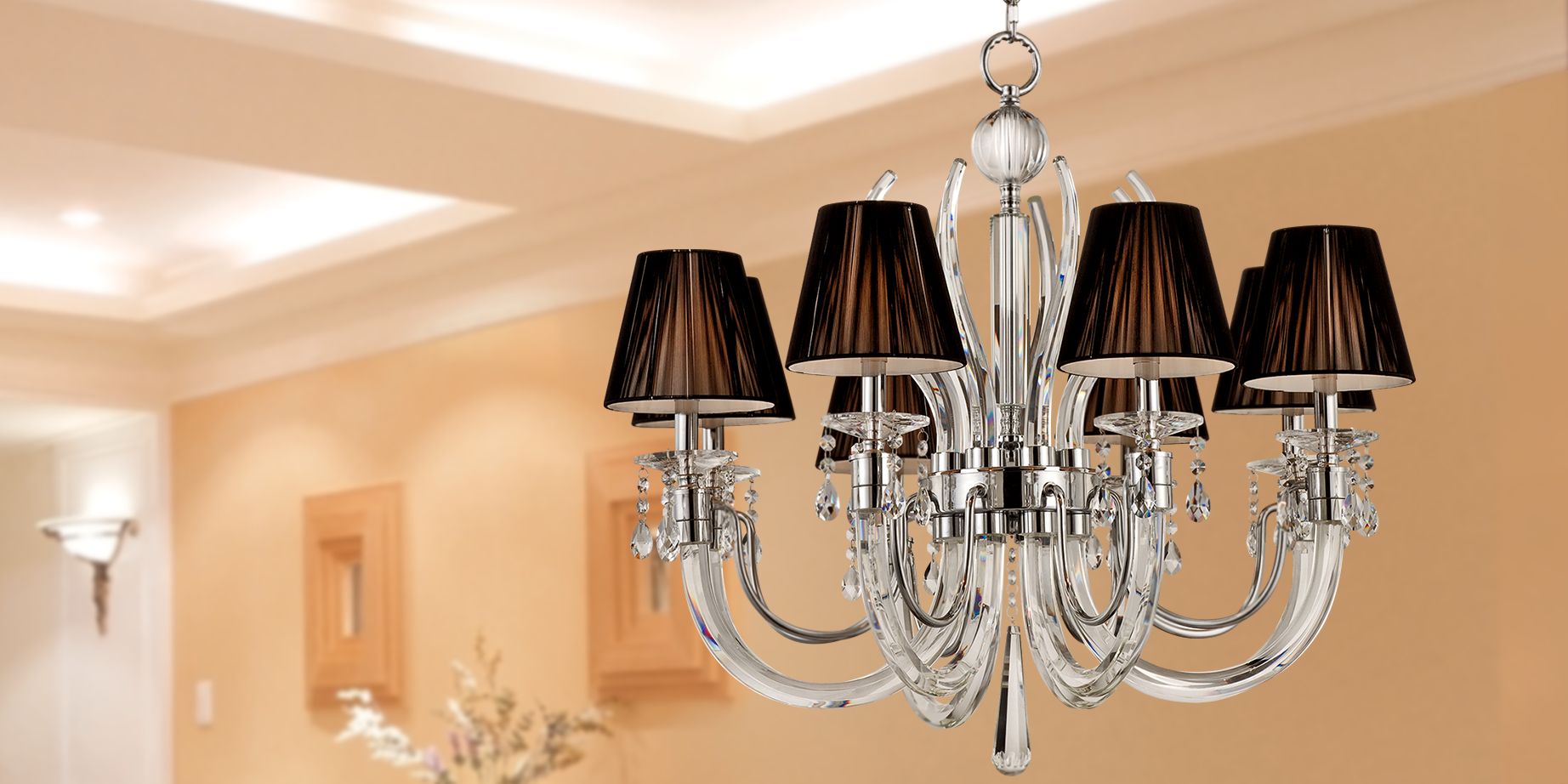 Save up to 70% on traditional and contemporary crystal chandeliers.