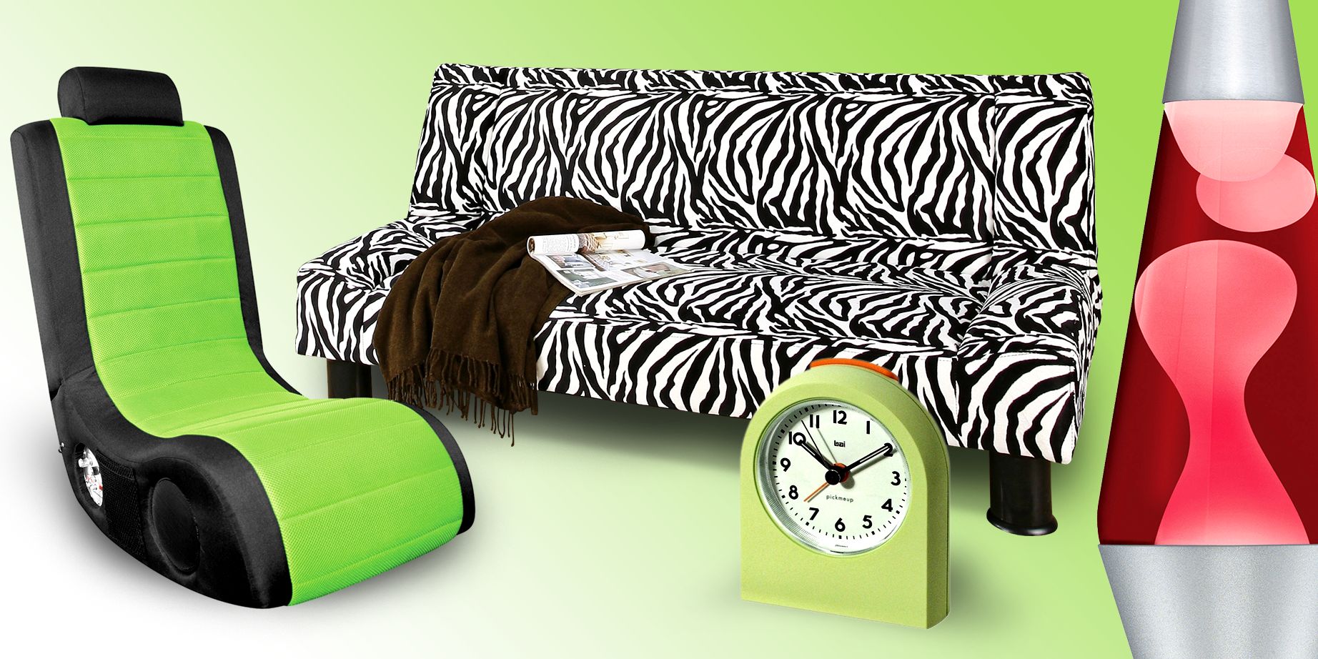 Save up to 75% on college dorm room decorating from 55 Downing Street.