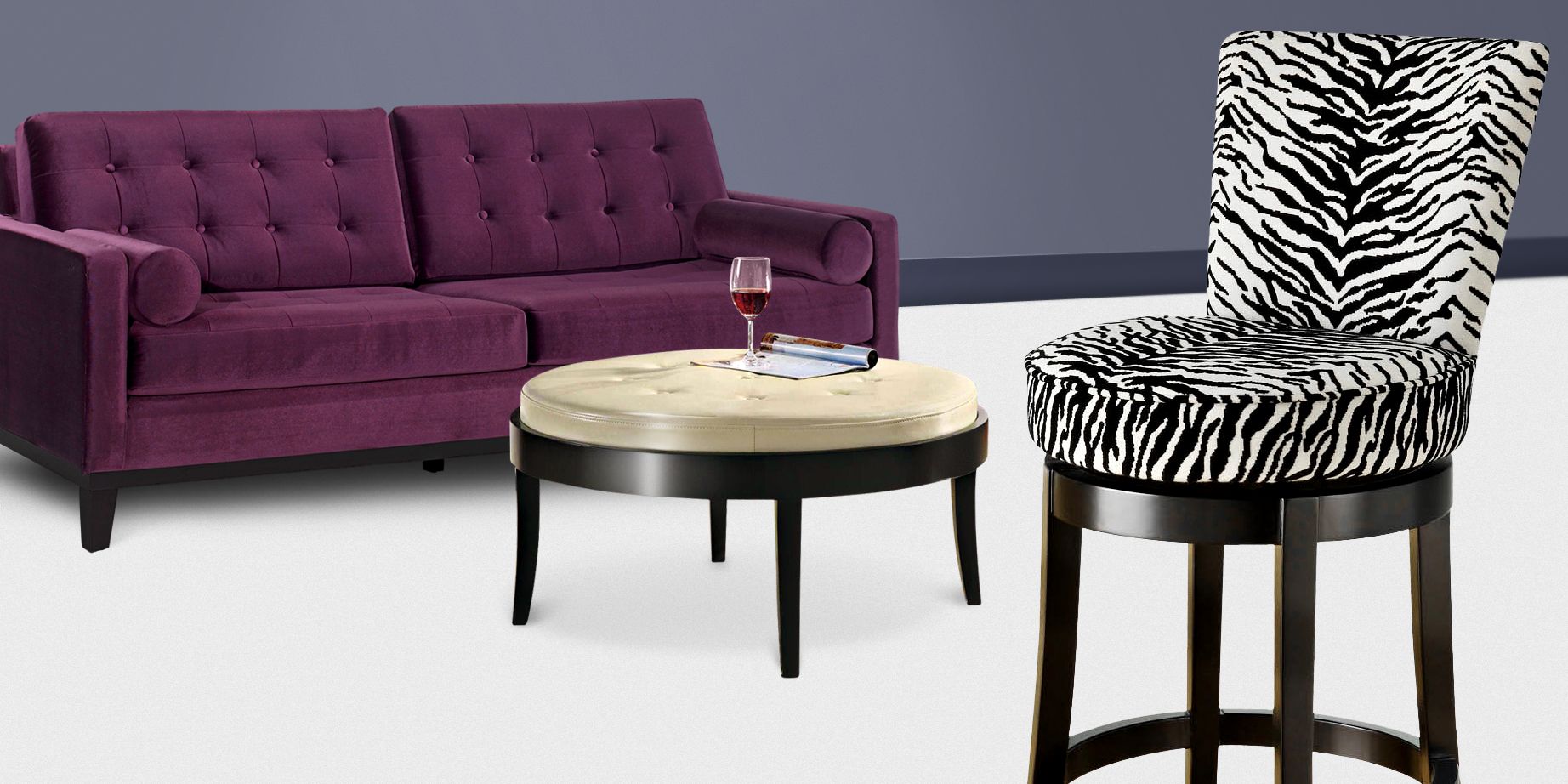 Save up to 57% off contemporary furnishings with mid-century modern style.
