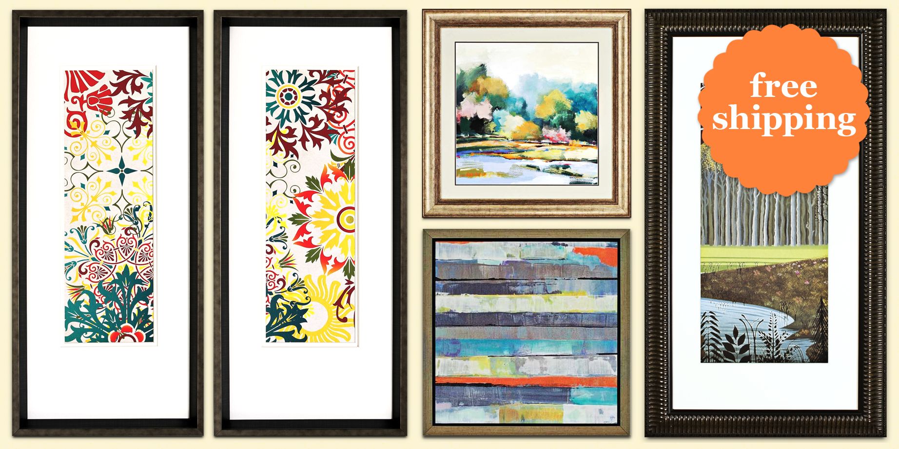 Save up to 65% on traditional and contemporary wall in our home decor sale.