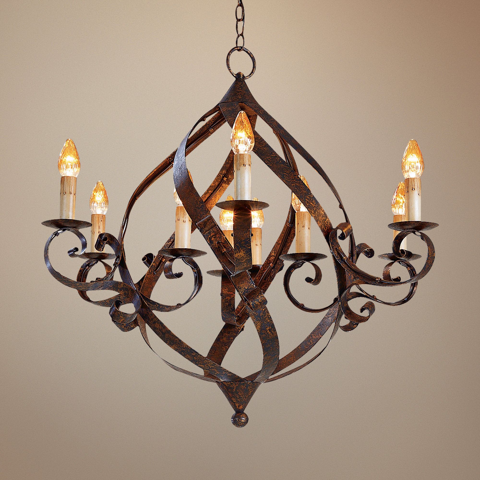 Currey and Company Gramercy 9-Light Chandelier