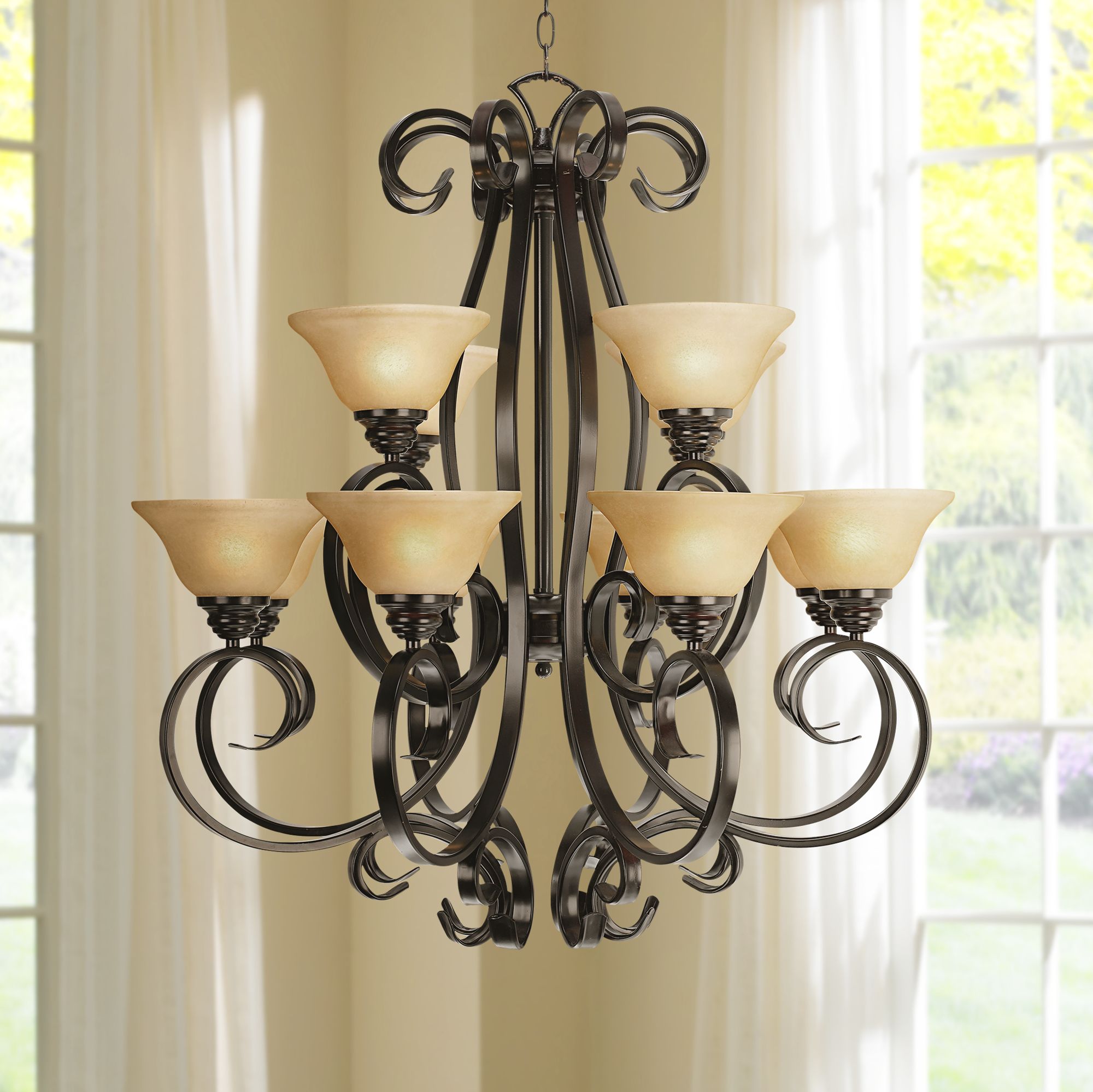 San Dimas Collection Twelve Light Chandelier