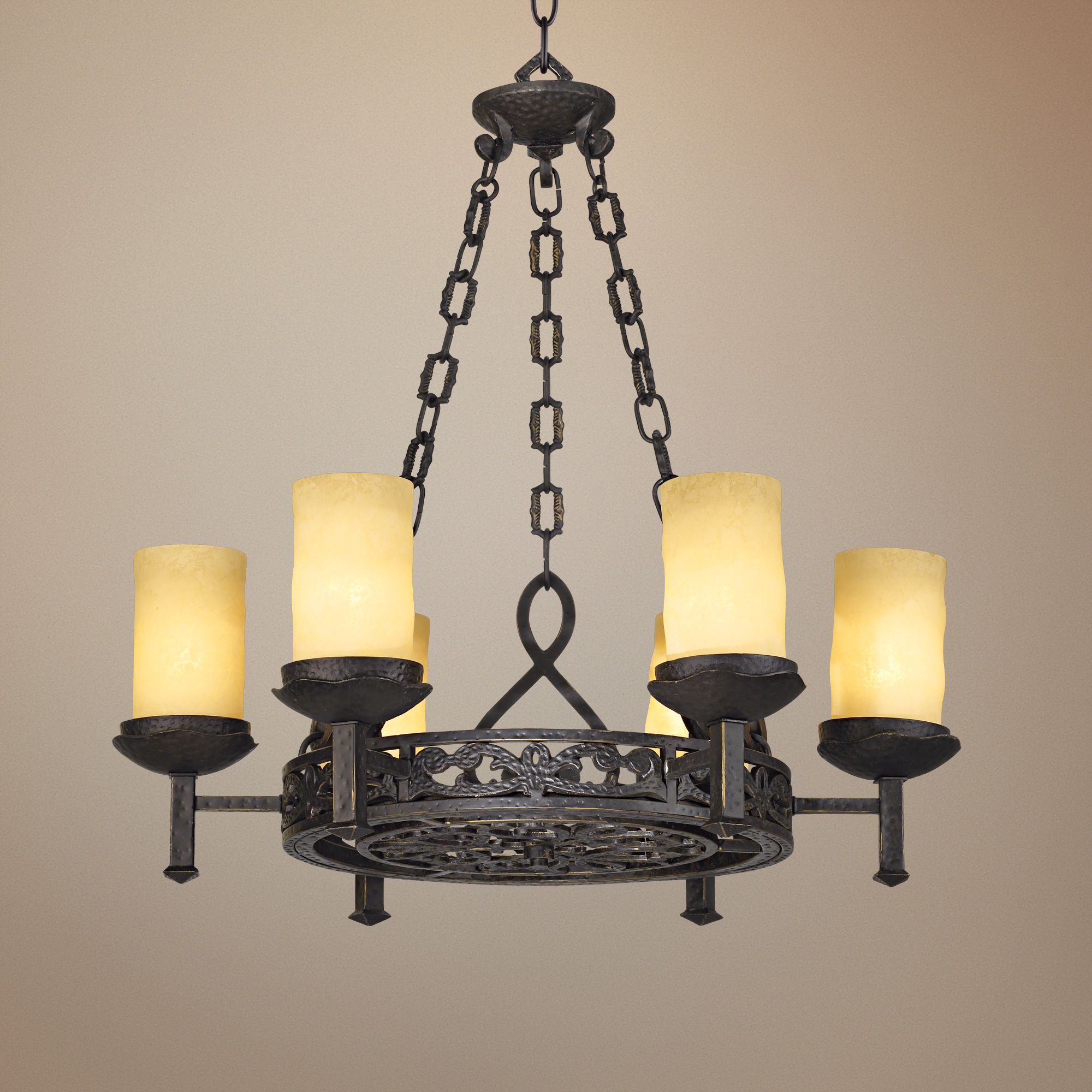 La Parra Collection 28" Wide Six Light Chandelier