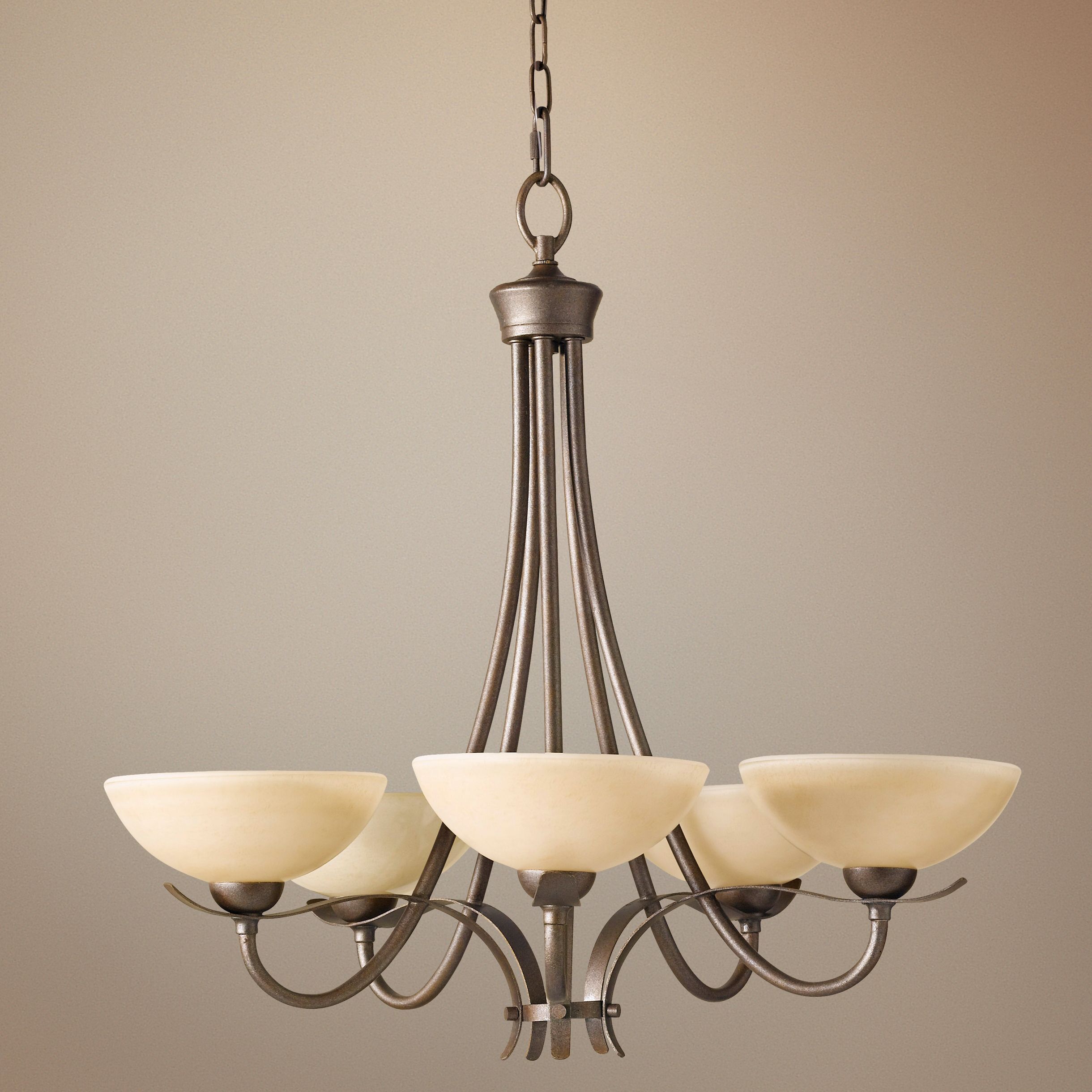 Kinsey Collection 27" Wide 5-Light Chandelier