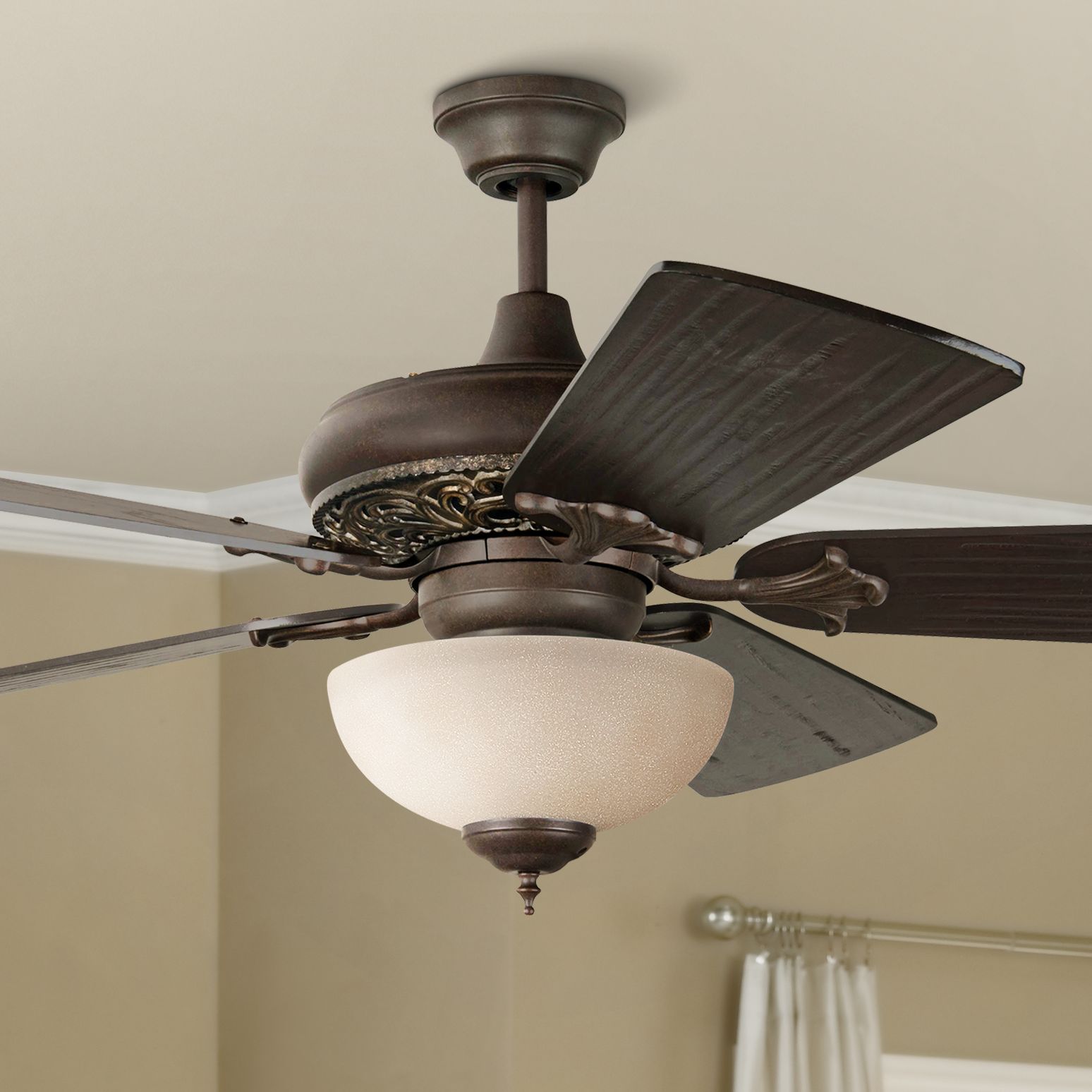 54" Craftmade Mia Vintage Madera  Ceiling Fan