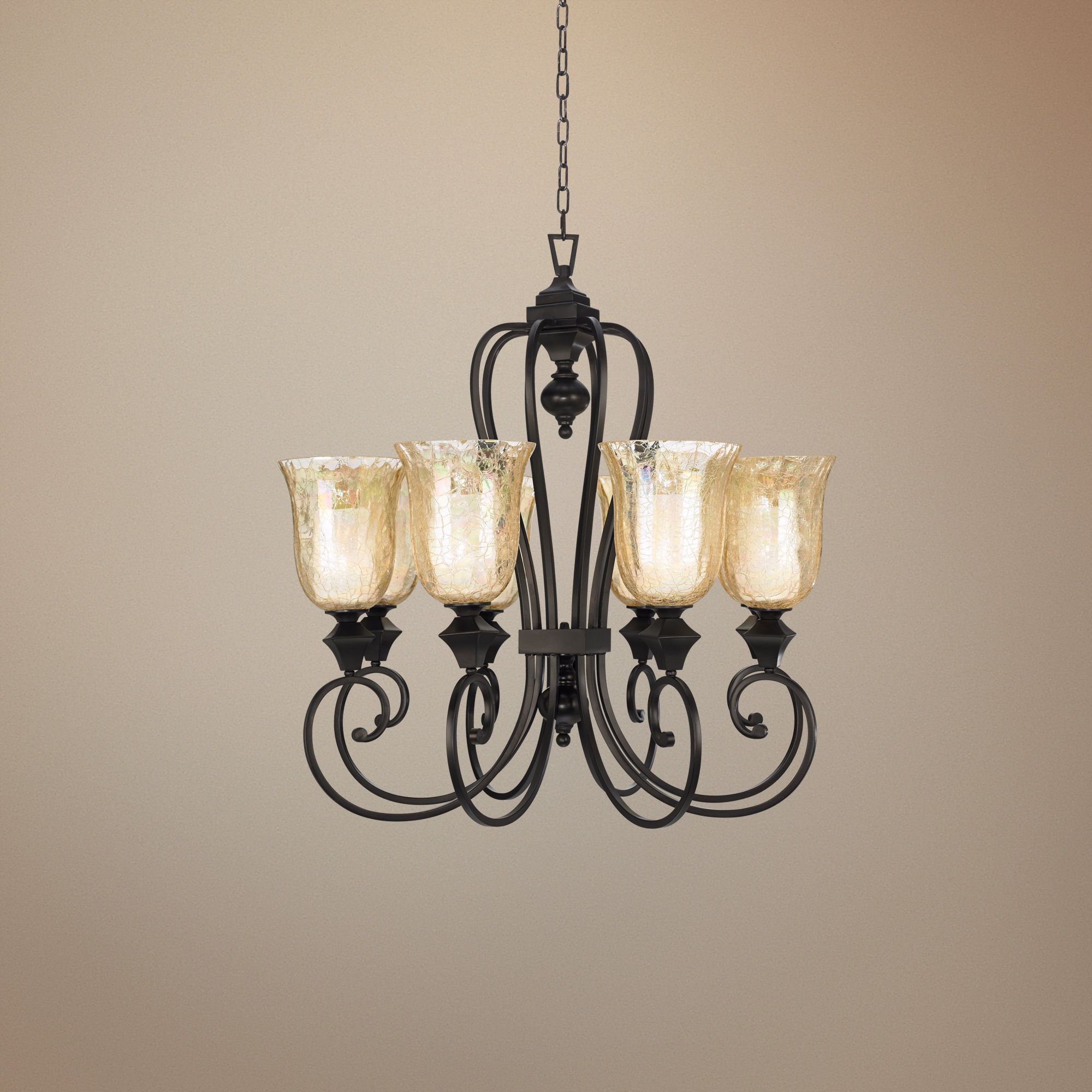 Elba Collection Eight Light Chandelier