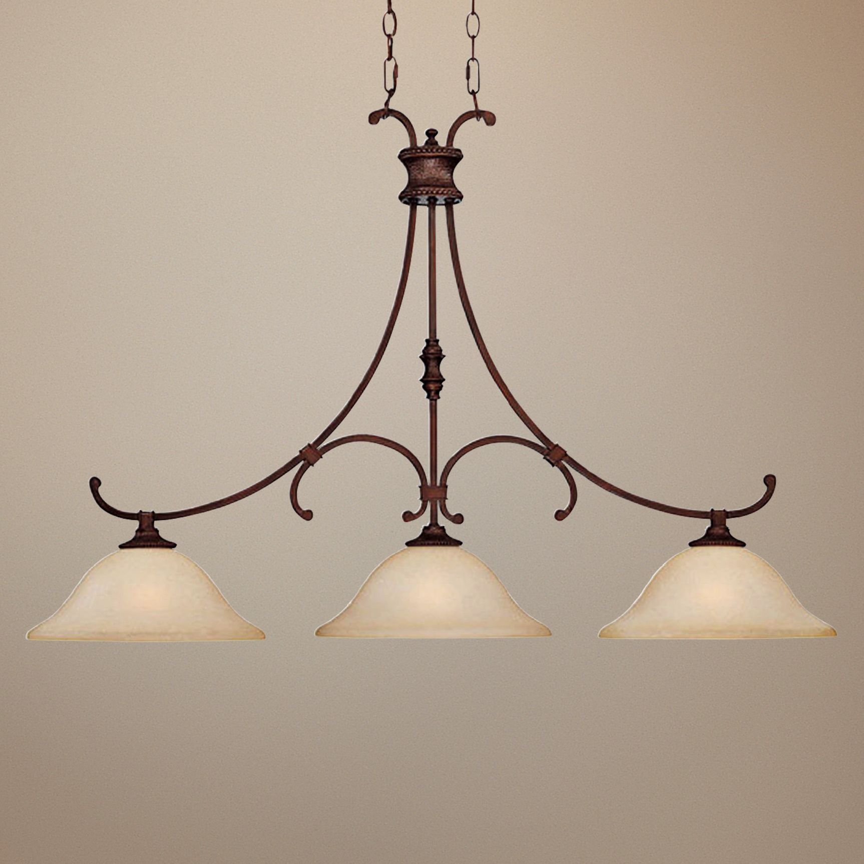 Hill House Collection Burnished Bronze 45" Wide Chandelier