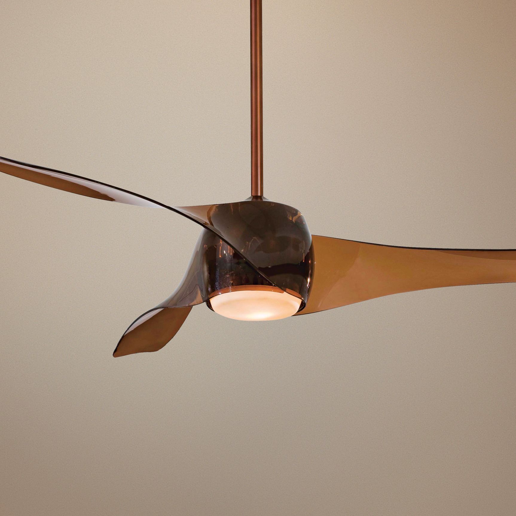 58" Artemis Copper Bronze Finish Ceiling Fan
