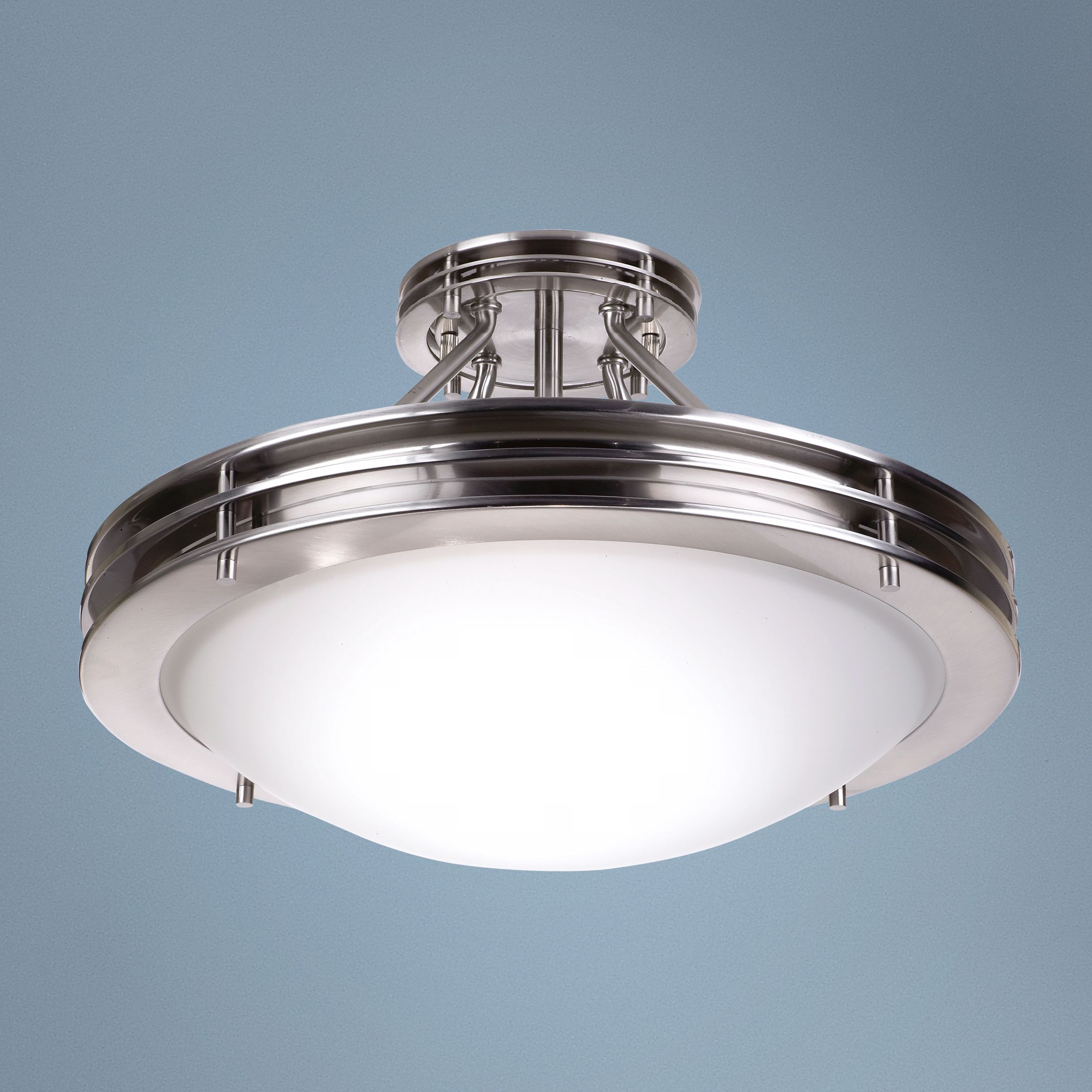 Industrial 16" Wide Ceiling Light Fixture