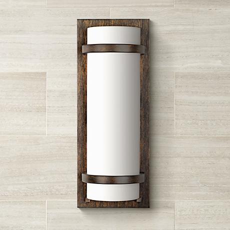 Minka Lavery Contemporary Iron Oxide Wall Sconce - #26514 Lamps Plus