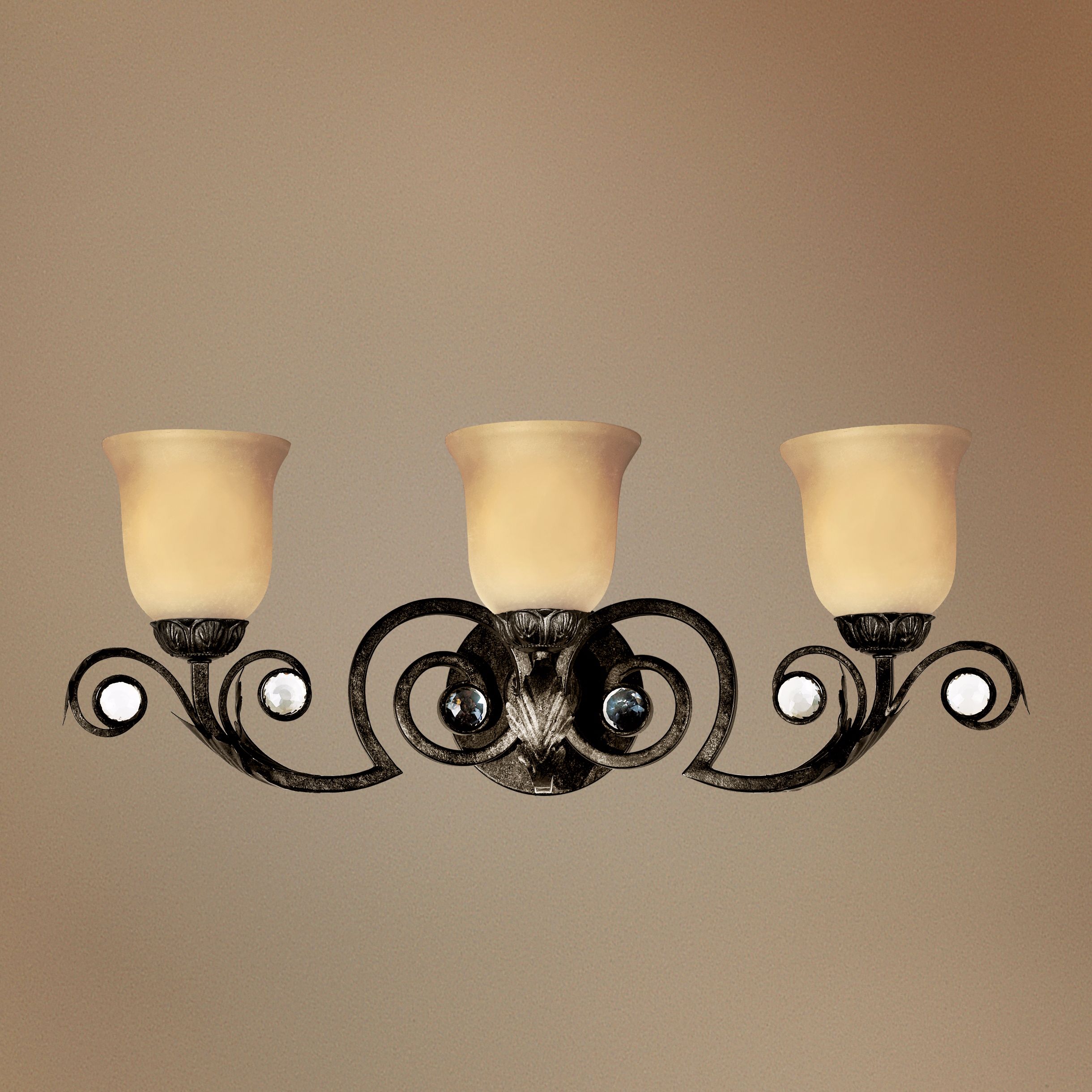 Kathy Ireland Tres Illuminacion 26 1/2" Wide Wall Sconce