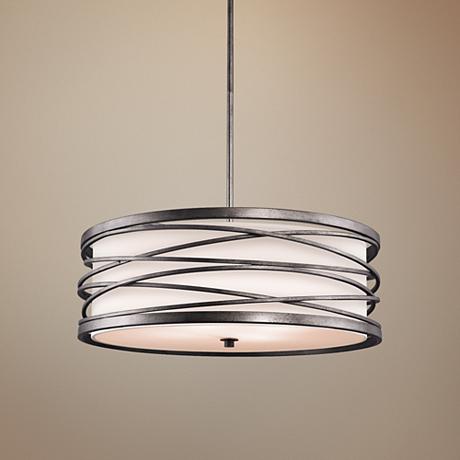 Kichler Krasi 24" Wide 4 Light Warm Bronze Pendant Light