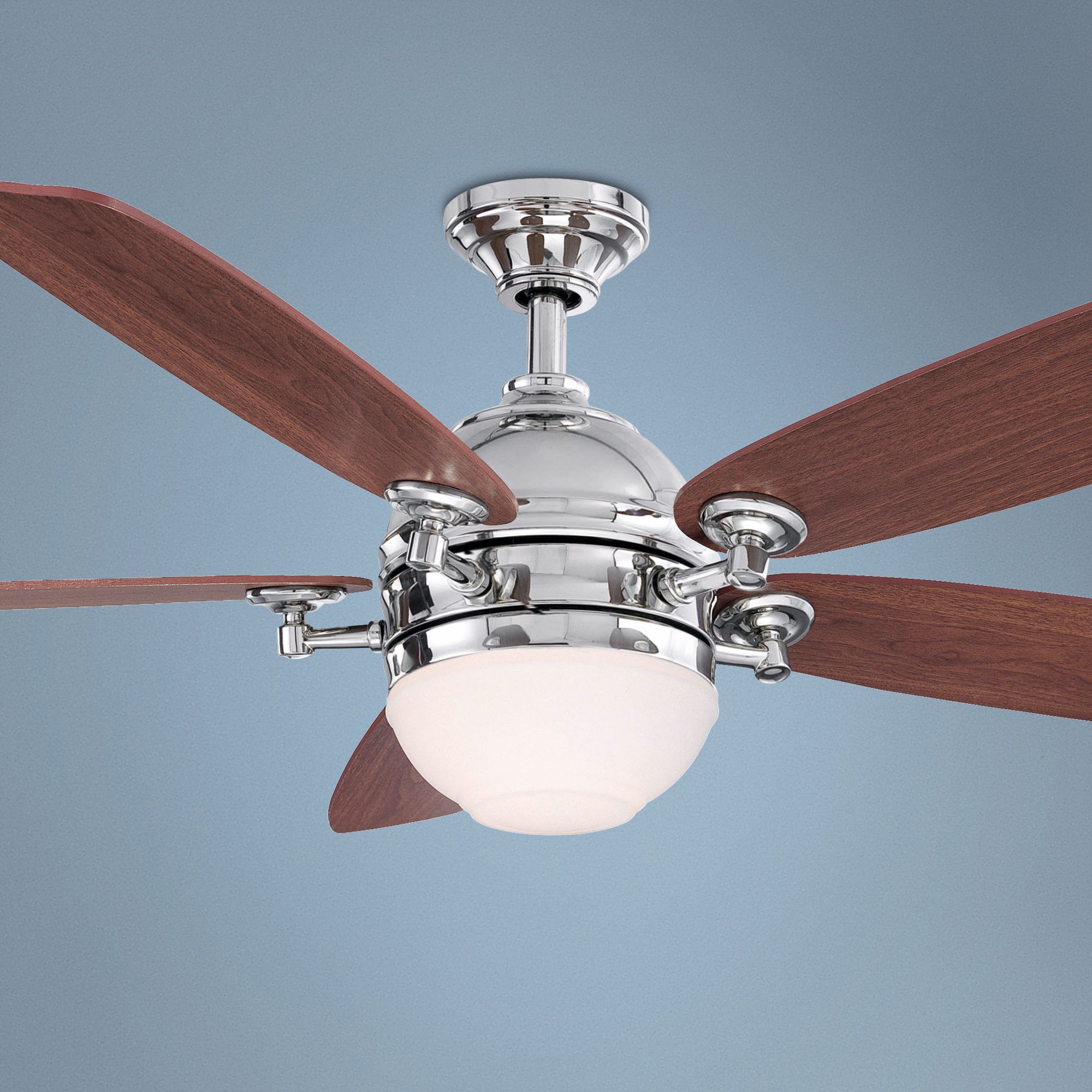 52" Fanimation Akira Polished Nickel Ceiling Fan