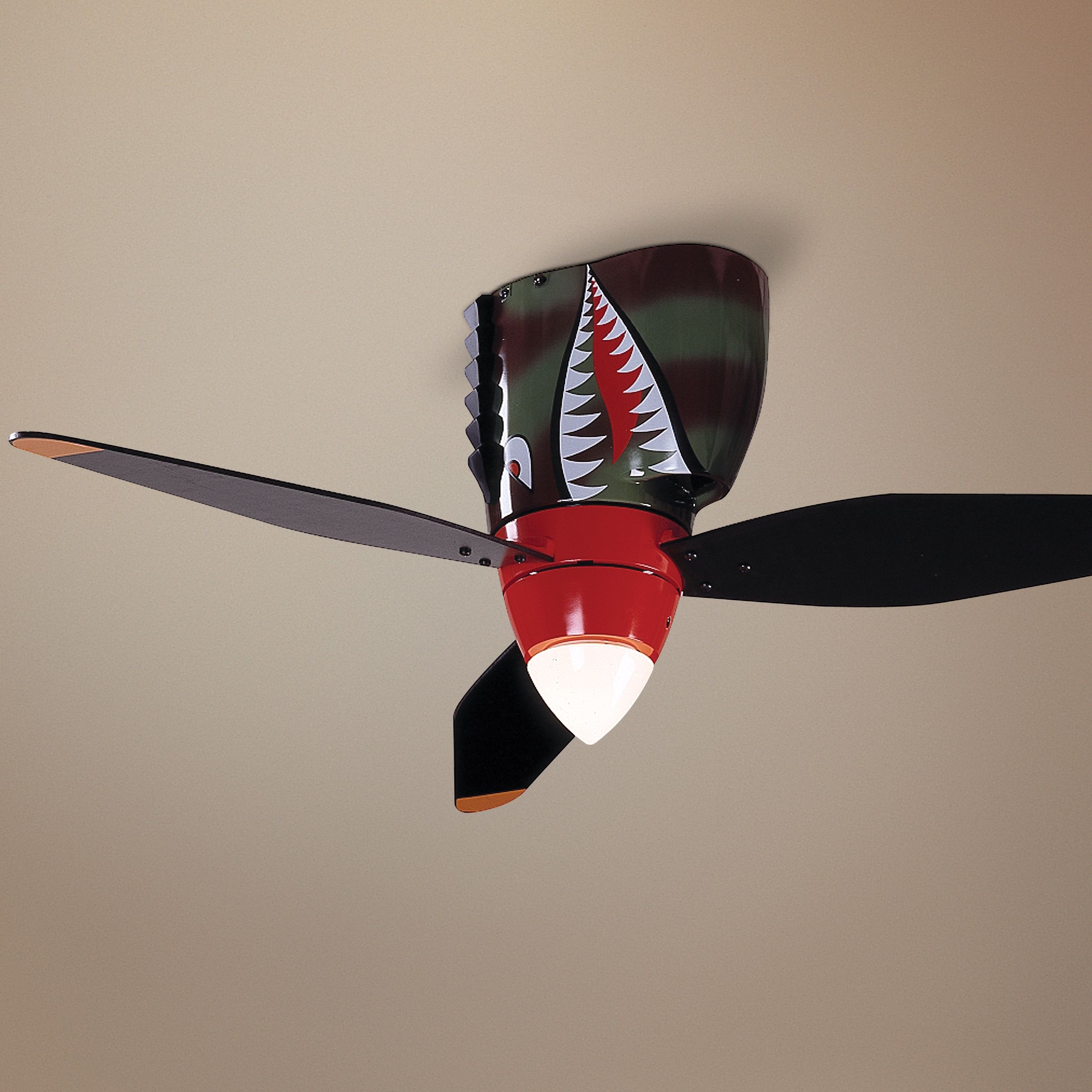 48" WarPlanes Collection Tiger Shark Ceiling Fan