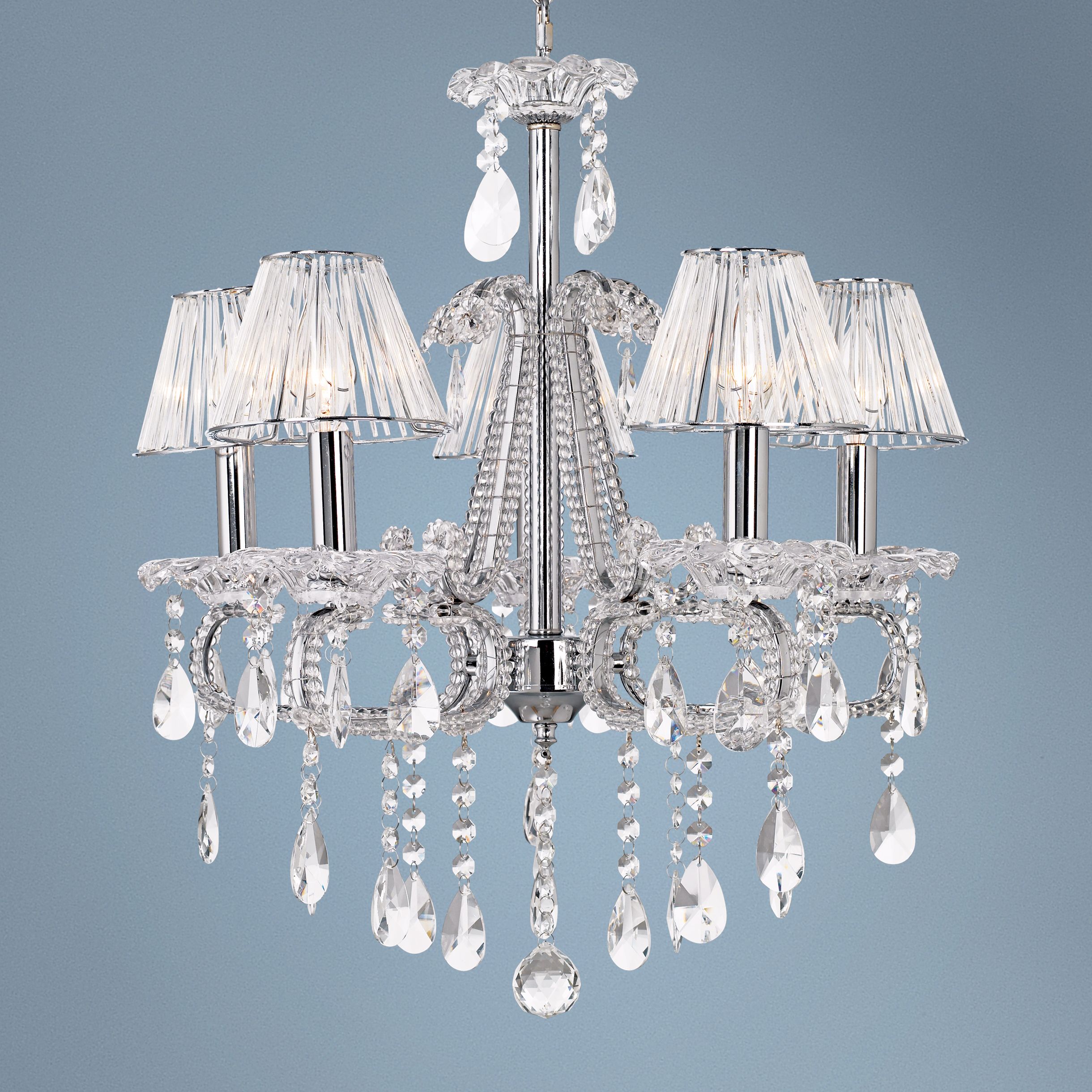 Clear Glass Crystal Chandelier