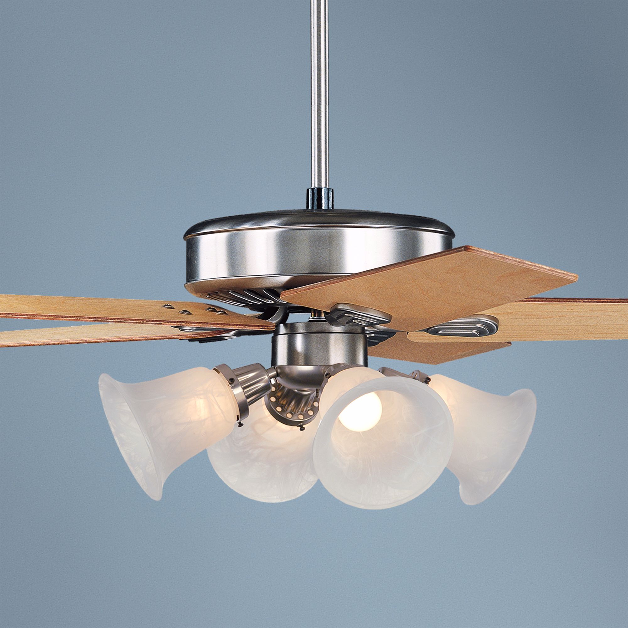 52" Brushed Steel Windstar II™ Ceiling Fan