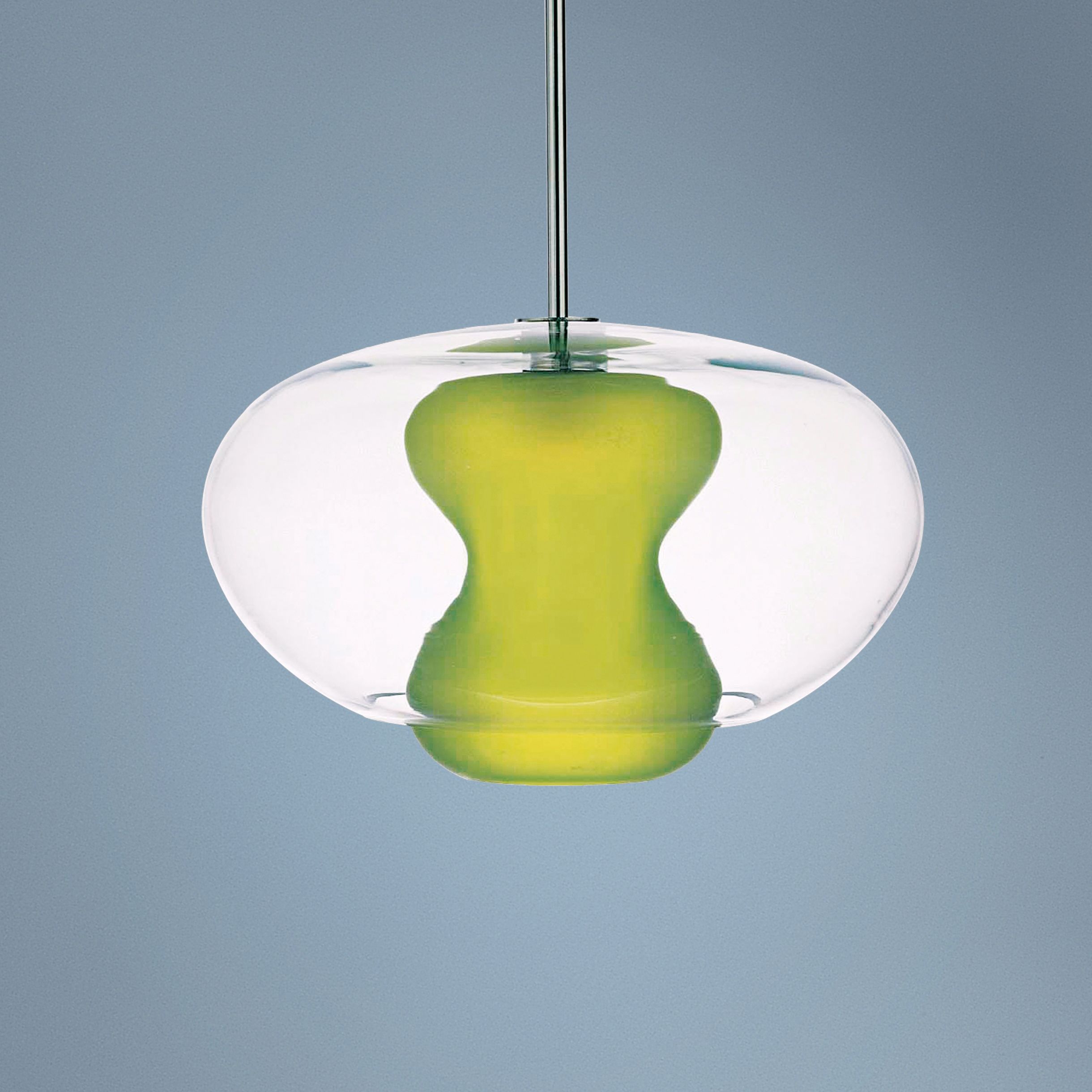 George Kovacs Apple Green Glass 16 3/4" Wide Pendant Light