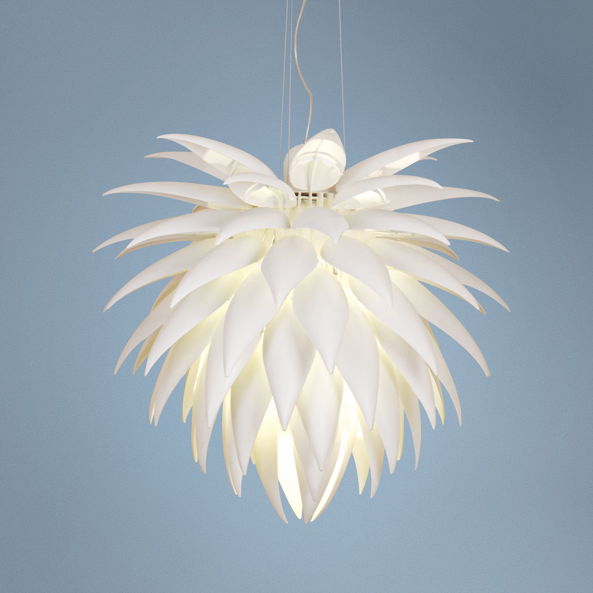 Possini Euro Design Icicle Leaf Chandelier Picture