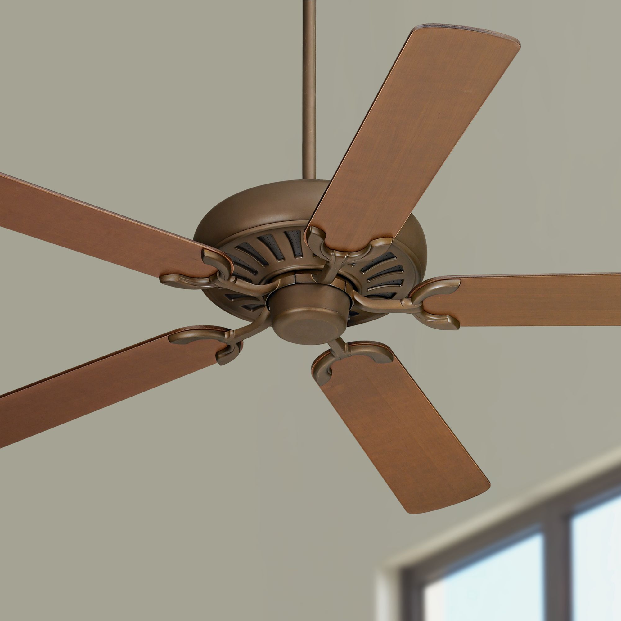 60" Casa Equinox Oil-Rubbed Bronze Walnut Blades Ceiling Fan