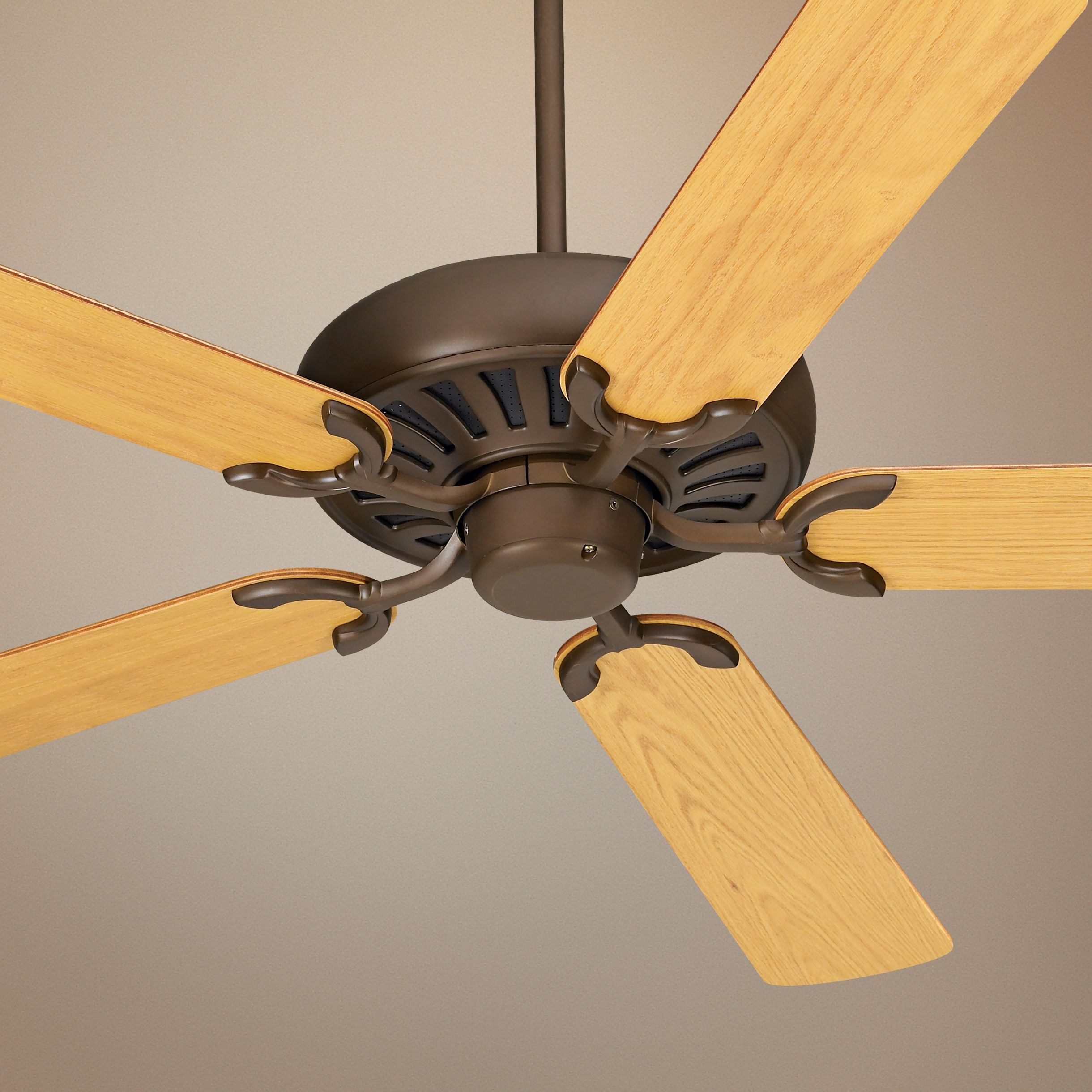 60" Casa Equinox Oil Rubbed Bronze Oak Blade Ceiling Fan