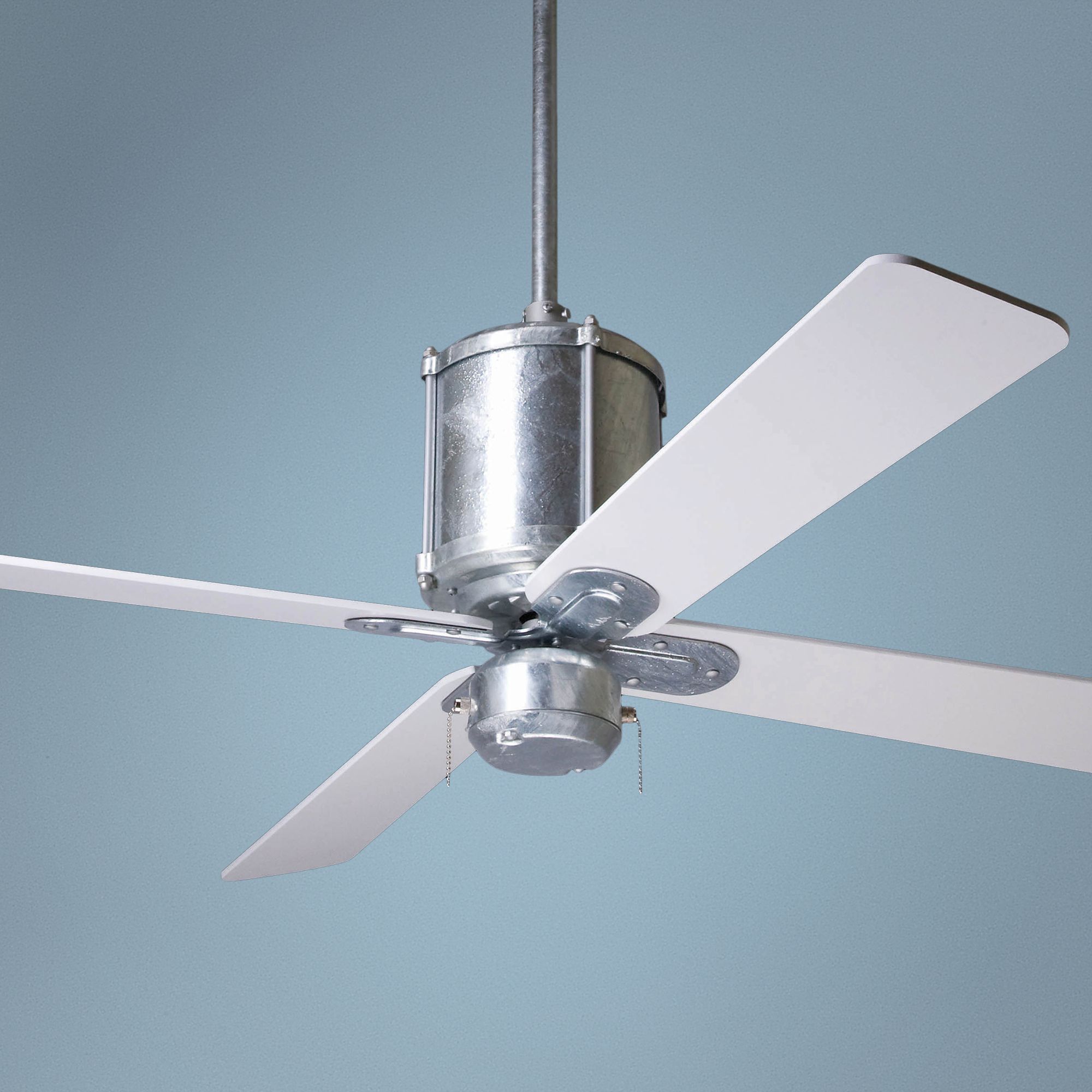 52" Industry Galvanized Ceiling Fan