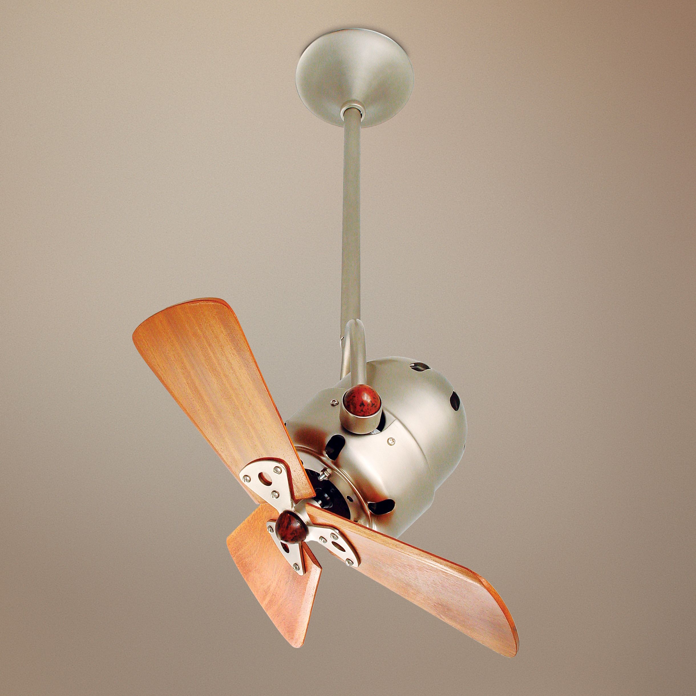 16" Matthews Bianca Directional Brushed Nickel Ceiling Fan