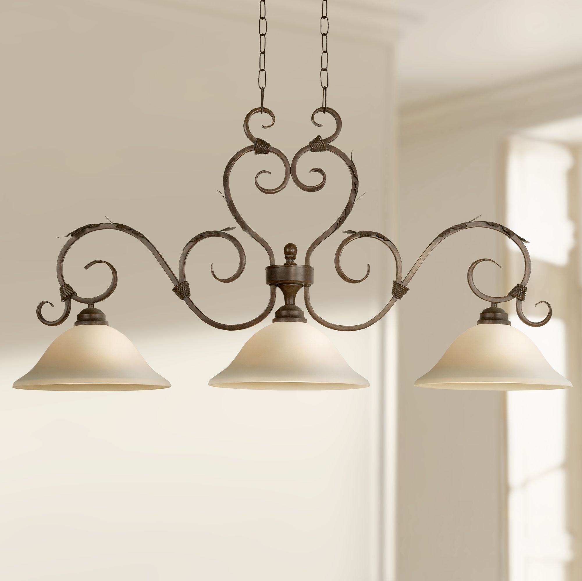 Vicosa Collection Three Light Island Style Chandelier