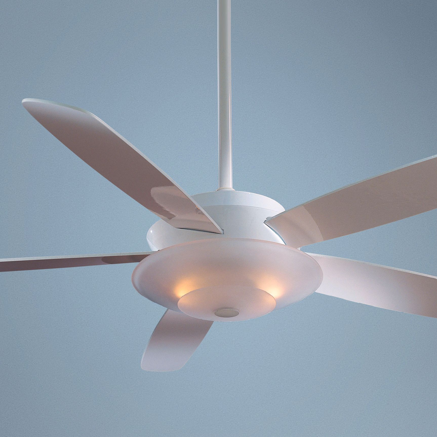 54" Minka Aire Airus White Ceiling Fan