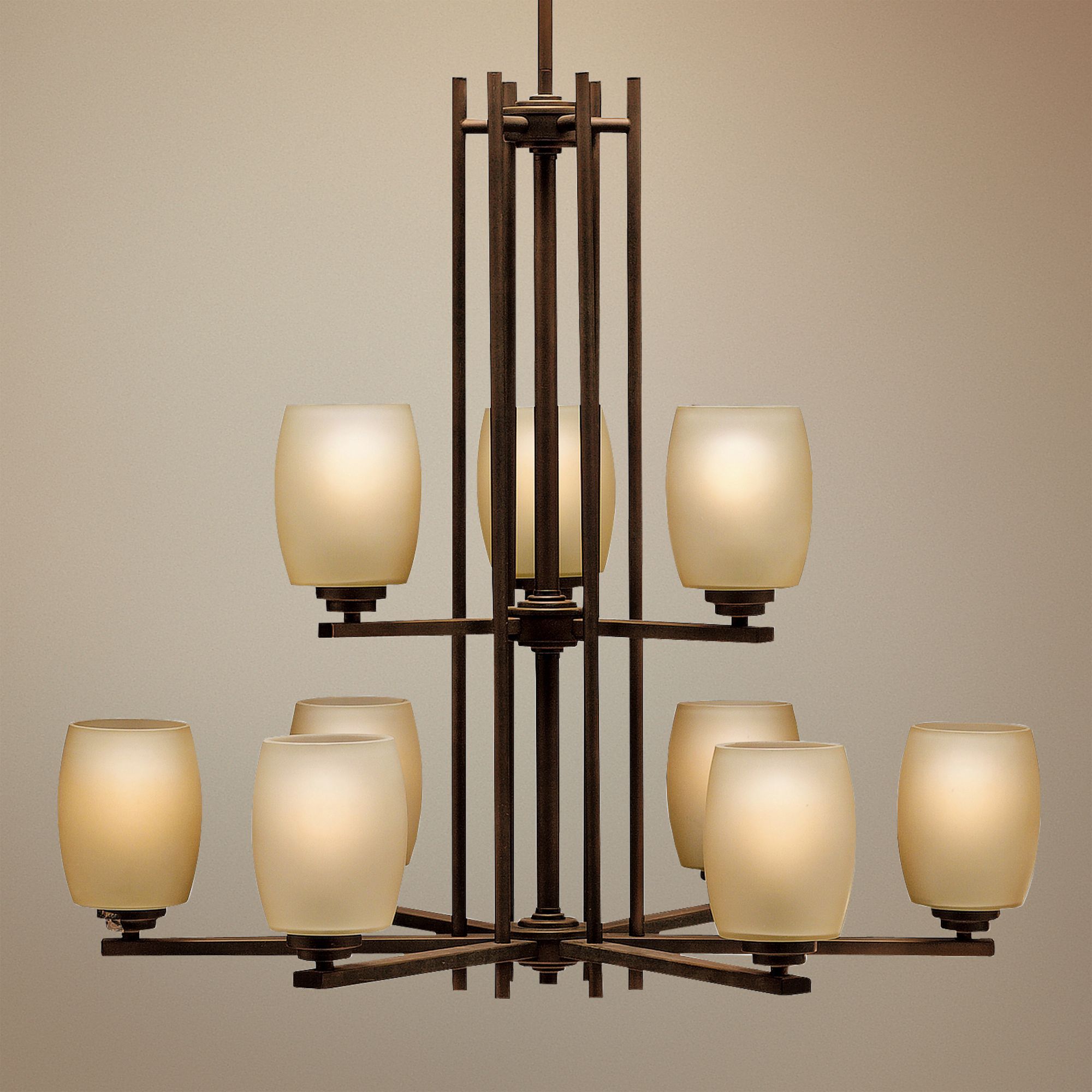 Kichler Sabina Collection Olde Bronze Nine Light Chandelier