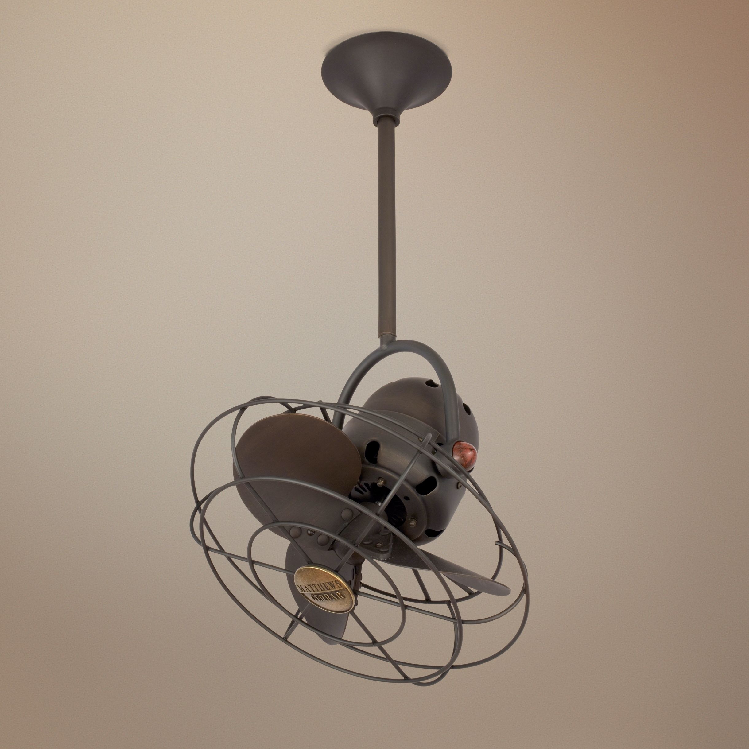 13" Matthews Bianca Direcional Bronze Ceiling Fan