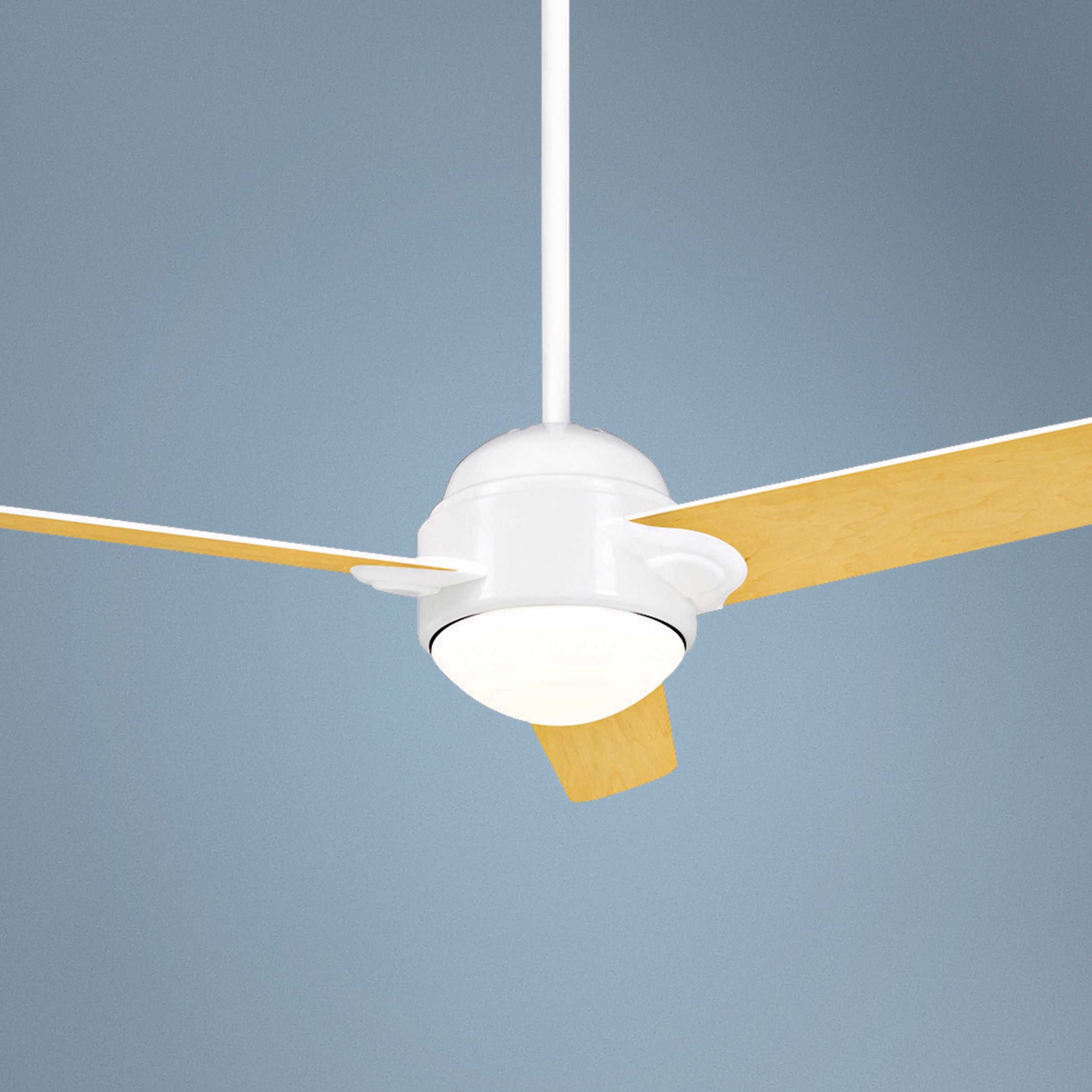 54" Casablanca Trident Snow White Ceiling Fan