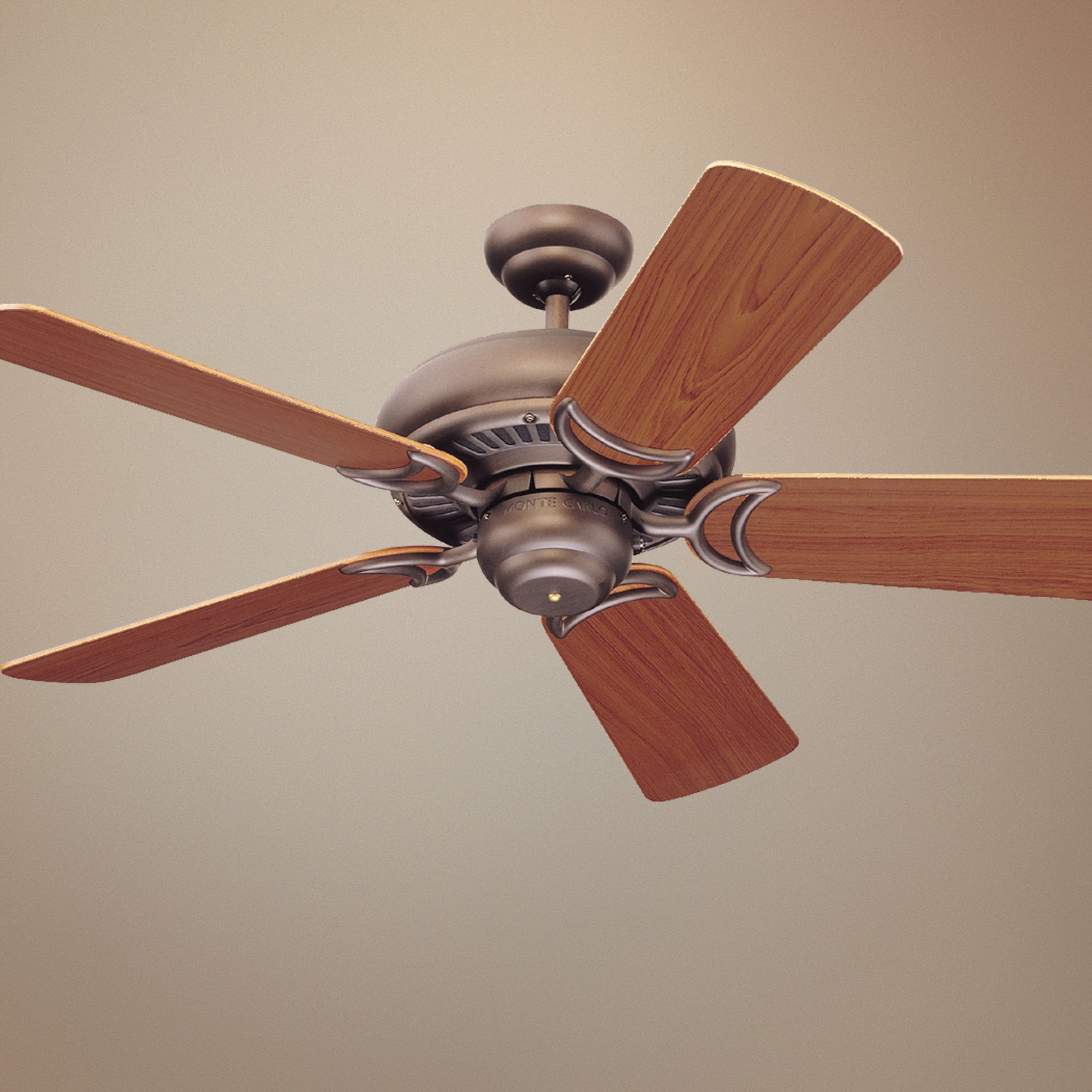 44" Monte Carlo Designer Supreme II Roman Bronze Ceiling Fan