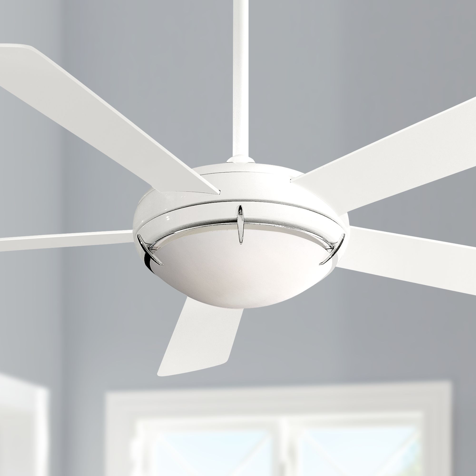 54" Minka Aire White Como™ Ceiling Fan