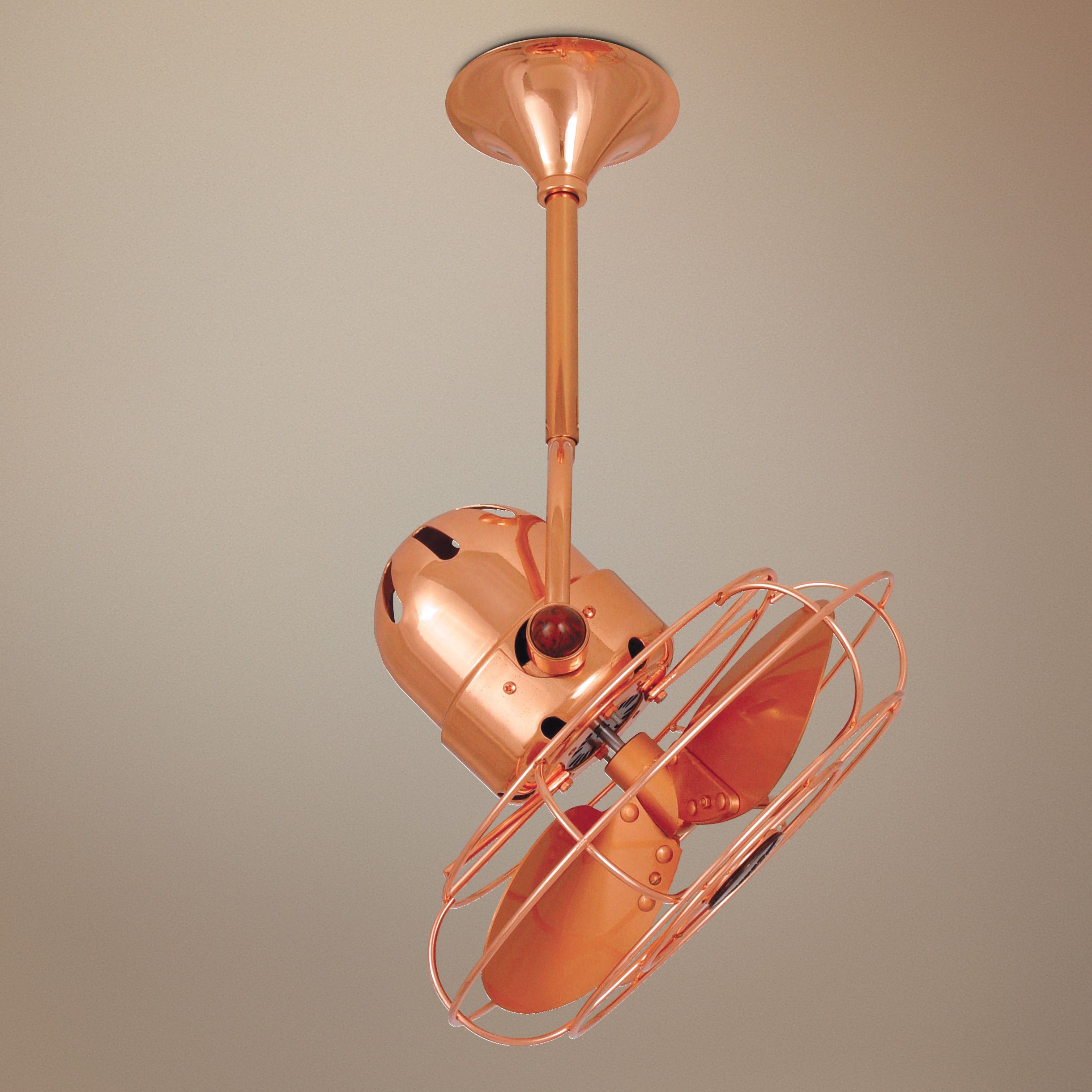 13" Matthews Bianca Direcional Polished Ceiling Fan