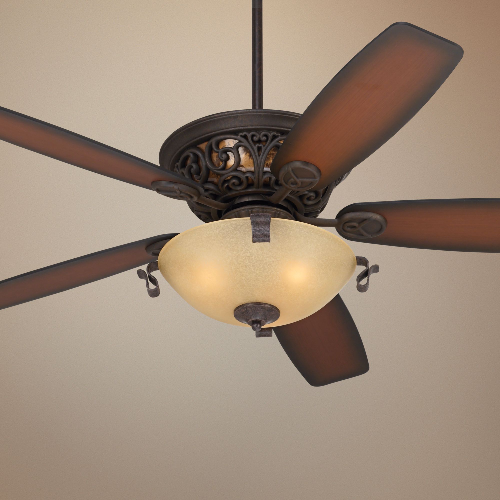 56" Casa Brisbane™ Ceiling Fan Scavo Glass Light Kit
