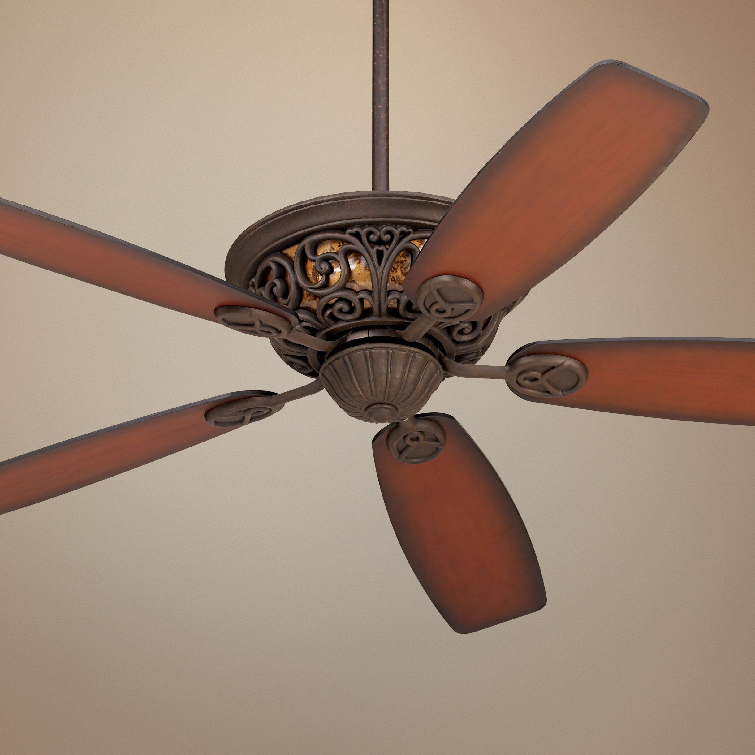 56" Casa Brisbane™ Black Rust Ceiling Fan