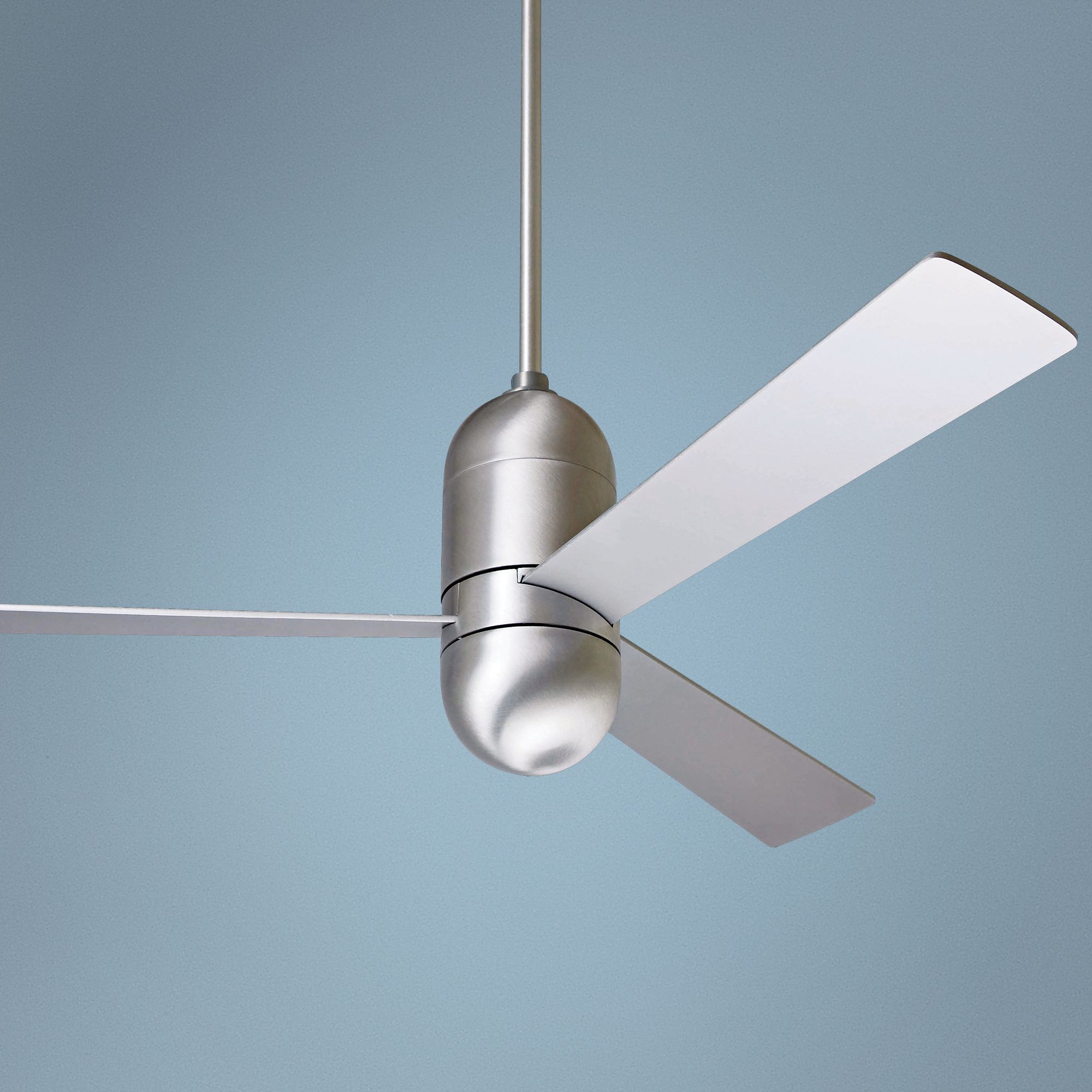 52" Modern Fan Cirrus Aluminum Finish Ceiling Fan