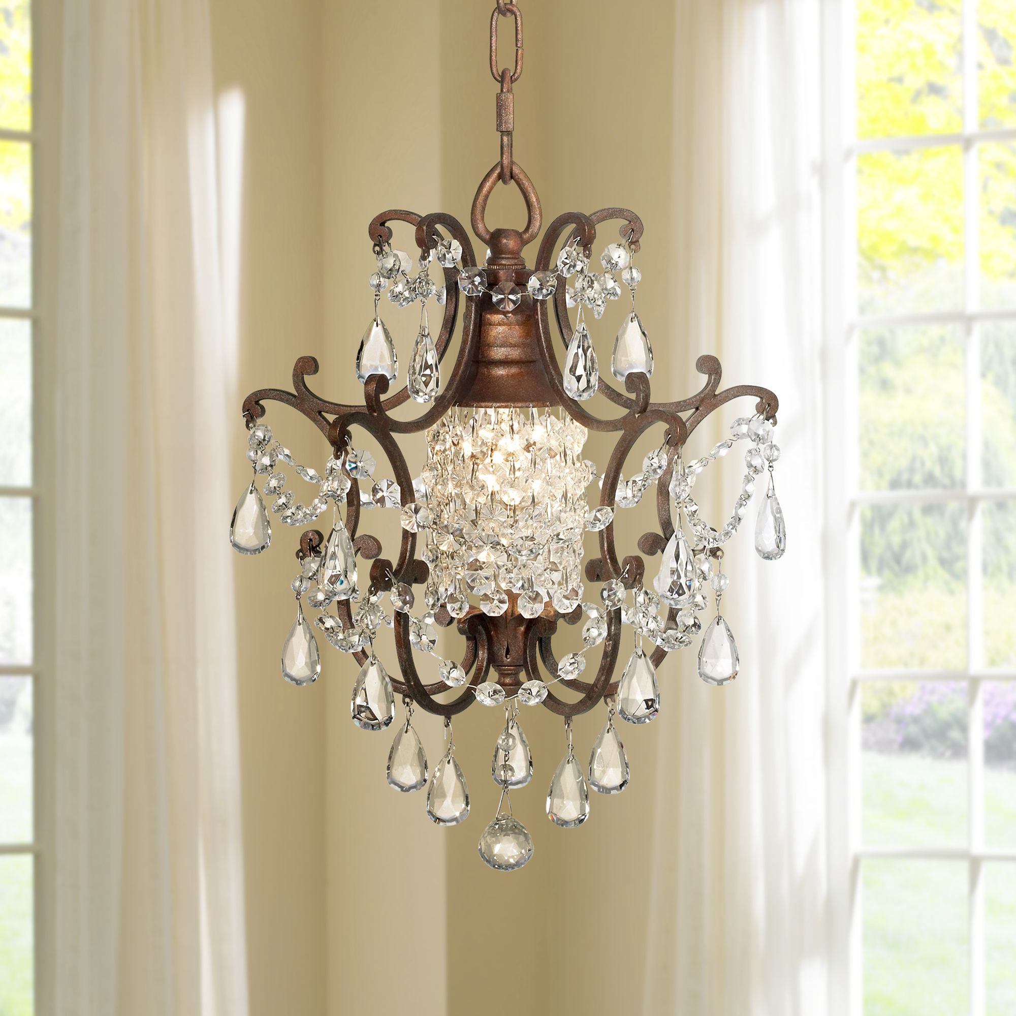 Maison de Ville Collection 11" Wide Mini Chandelier