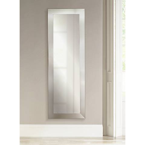 Ailey Silver Wide 26" x 64" Full Length Floor Mirror